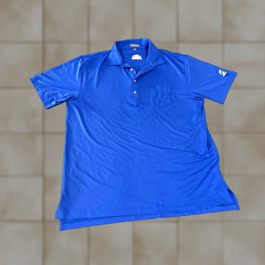 Peter Millar Peter Millar Polo Shirt Mens 2XL Summer Comfort Blue Golf Performance Stretch Shirt Mens Blue Polo Golf Shirt Size US XXL / EU 58 / 5 - 1 Thumbnail