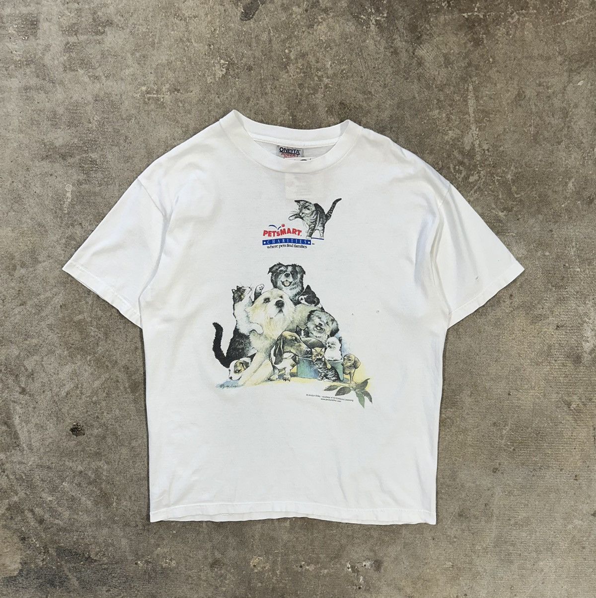 Vintage Vintage 90s PetSmart T-Shirt Size US L / EU 52-54 / 3 - 1 Thumbnail