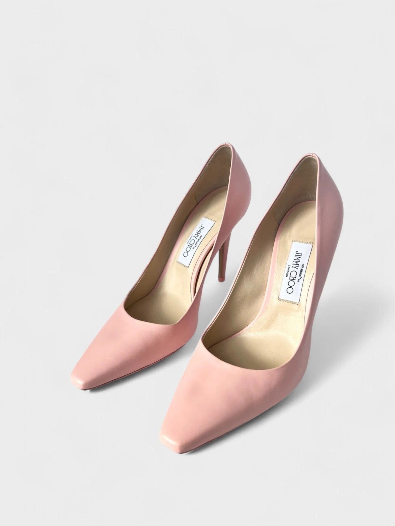 Jimmy Choo × Off-White o1mle0425 Frances Pumps in Pink Size US 9 / IT 39 - 3 Thumbnail