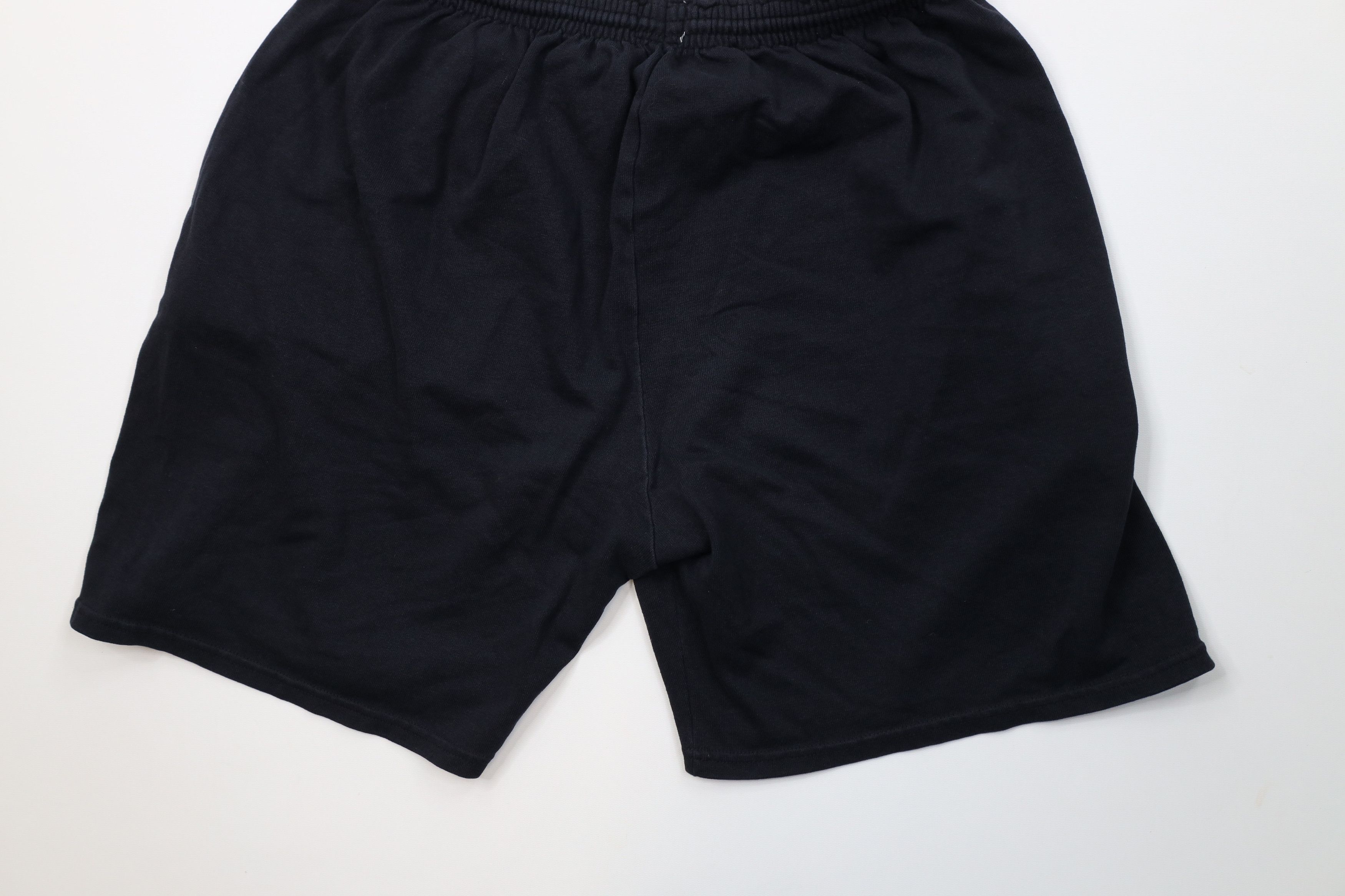Champion Vintage 90s Champion Heavyweight Above Knee Shorts Black Size US 34 / EU 50 - 11 Thumbnail