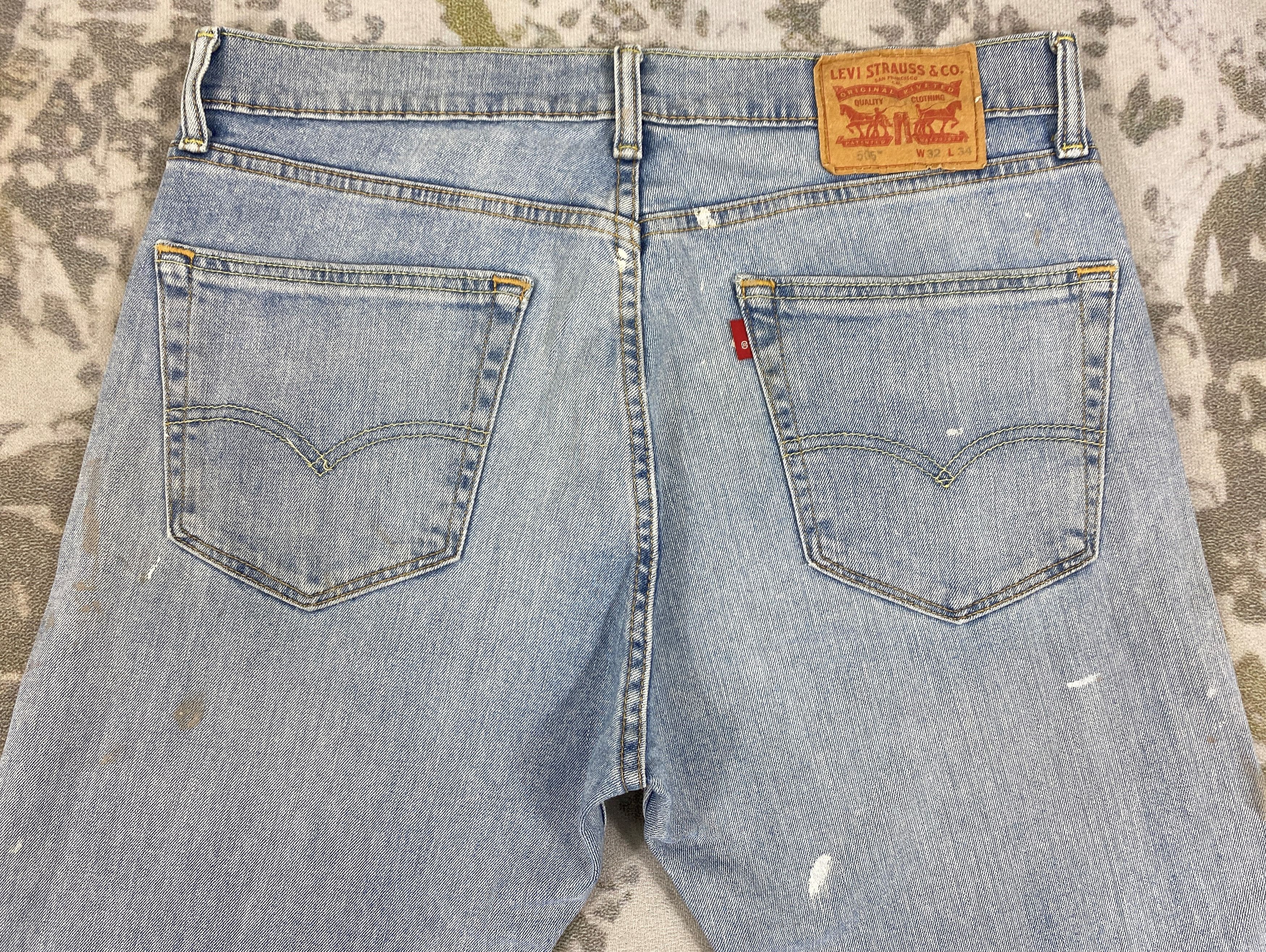Levi's Light Blue Wash Vintage Levi's 505 33x35 Denim -JN1904 Size US 33 - 4 Thumbnail