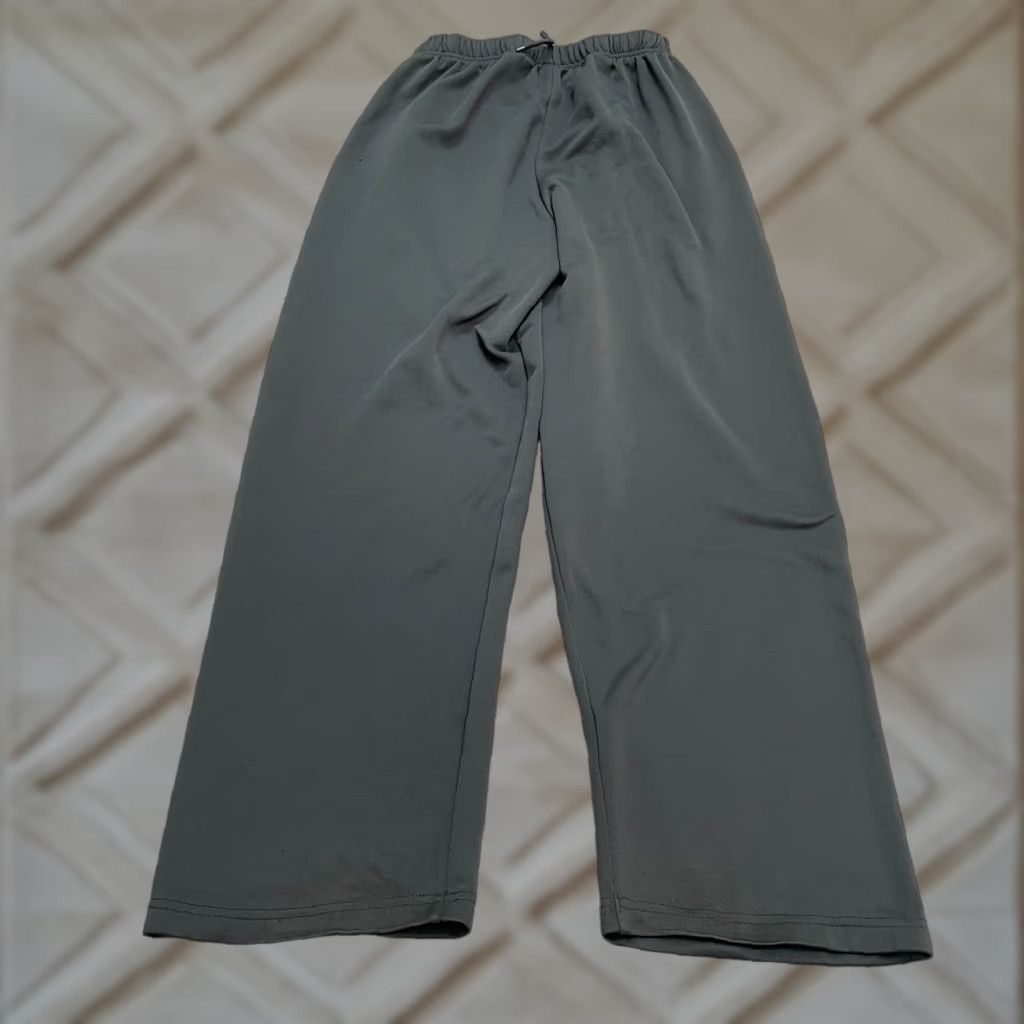 Vintage Badger Sport Sweatpants Large Mens Dark Black Straight Drawstring Active 26x31 Size US 33 - 1 Thumbnail