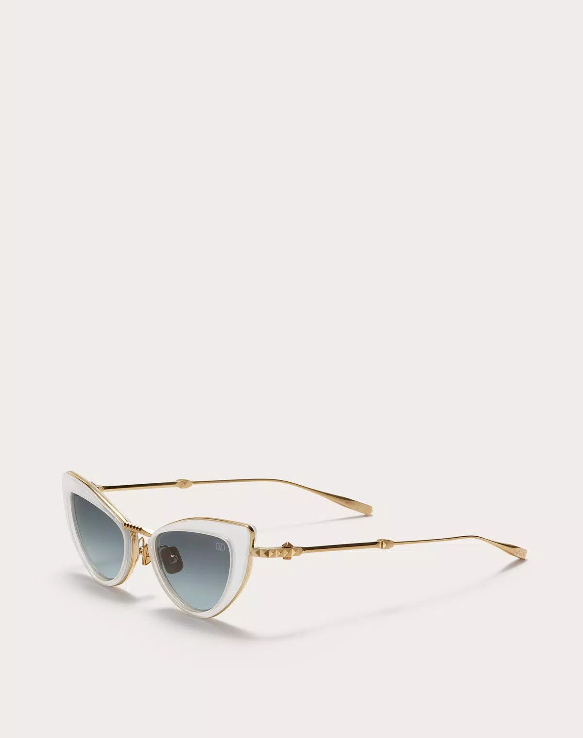 Valentino oc11z0725 Size: 50/ Eye Acetate Frame in White/Gold Size ONE SIZE - 2 Thumbnail