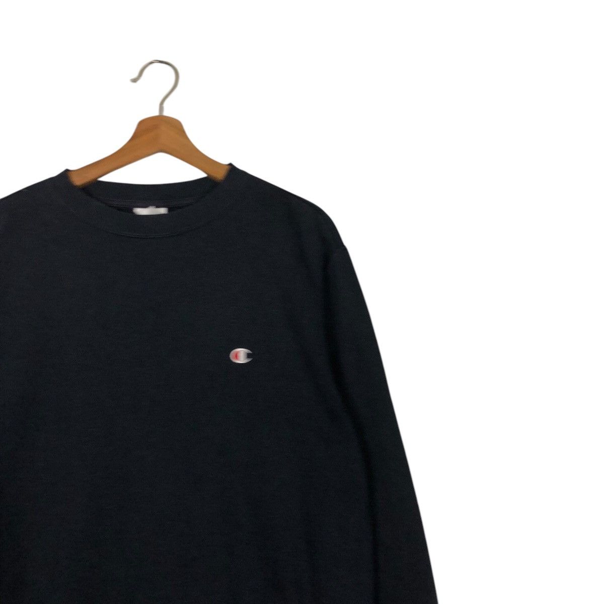 Japanese Brand × Vintage 📌Vintage Sweatshirt Crewneck Champion Rich Black Size US L / EU 52-54 / 3 - 7 Thumbnail