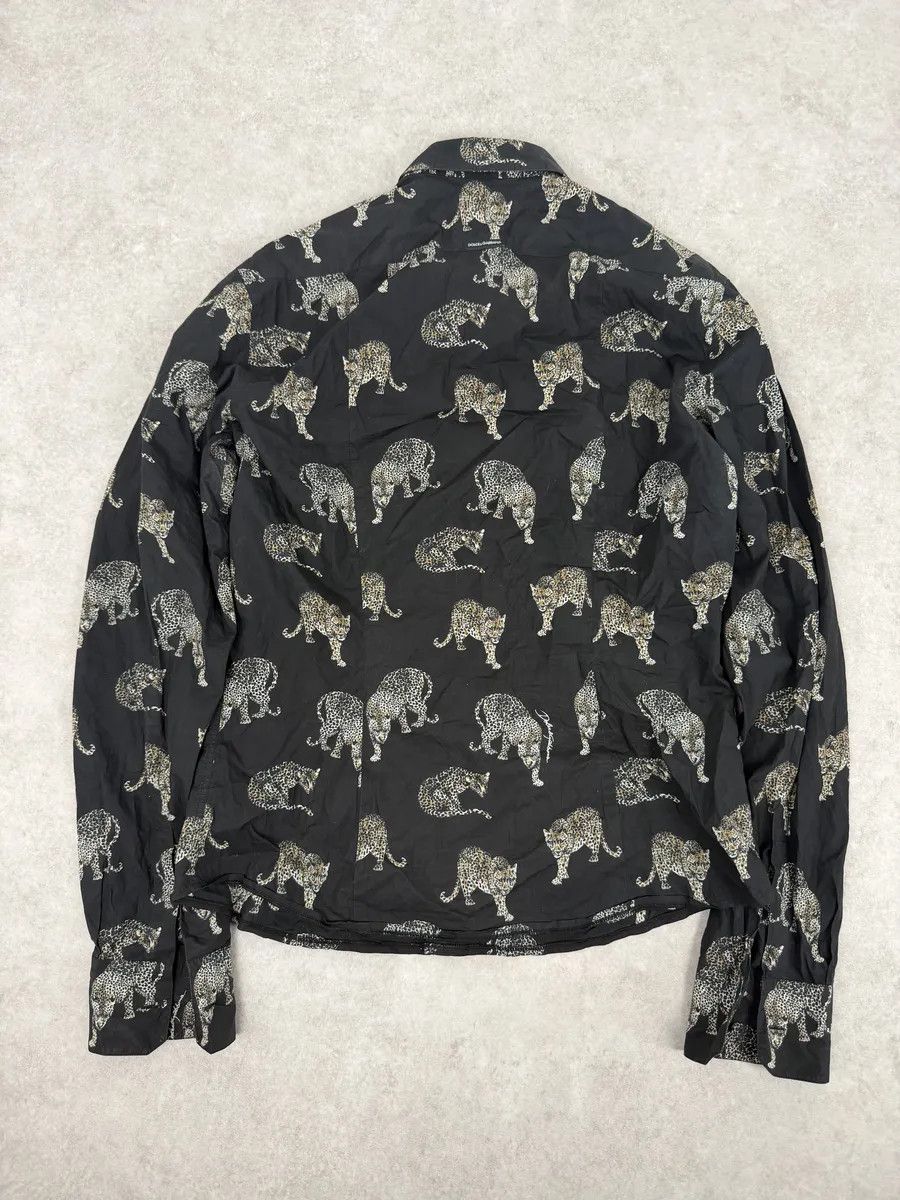 Dolce & Gabbana 2010s Dolce & Gabbana Gold Mafia Leopard Black Shirt Size US M / EU 48-50 / 2 - 2 Thumbnail
