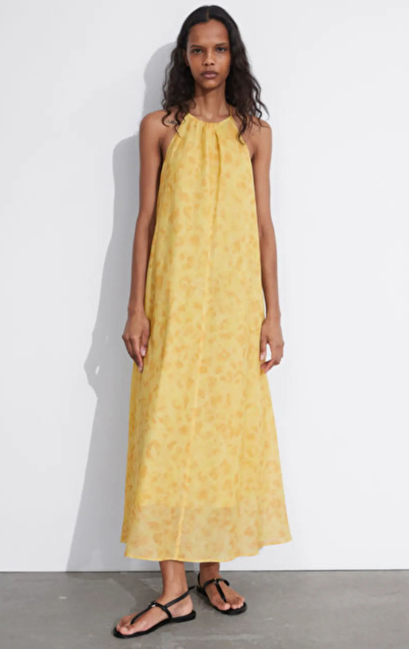 & Other Stories & Other Stories Midiklänning med halterneck Dress Size L / US 10 / IT 46 - 1 Thumbnail