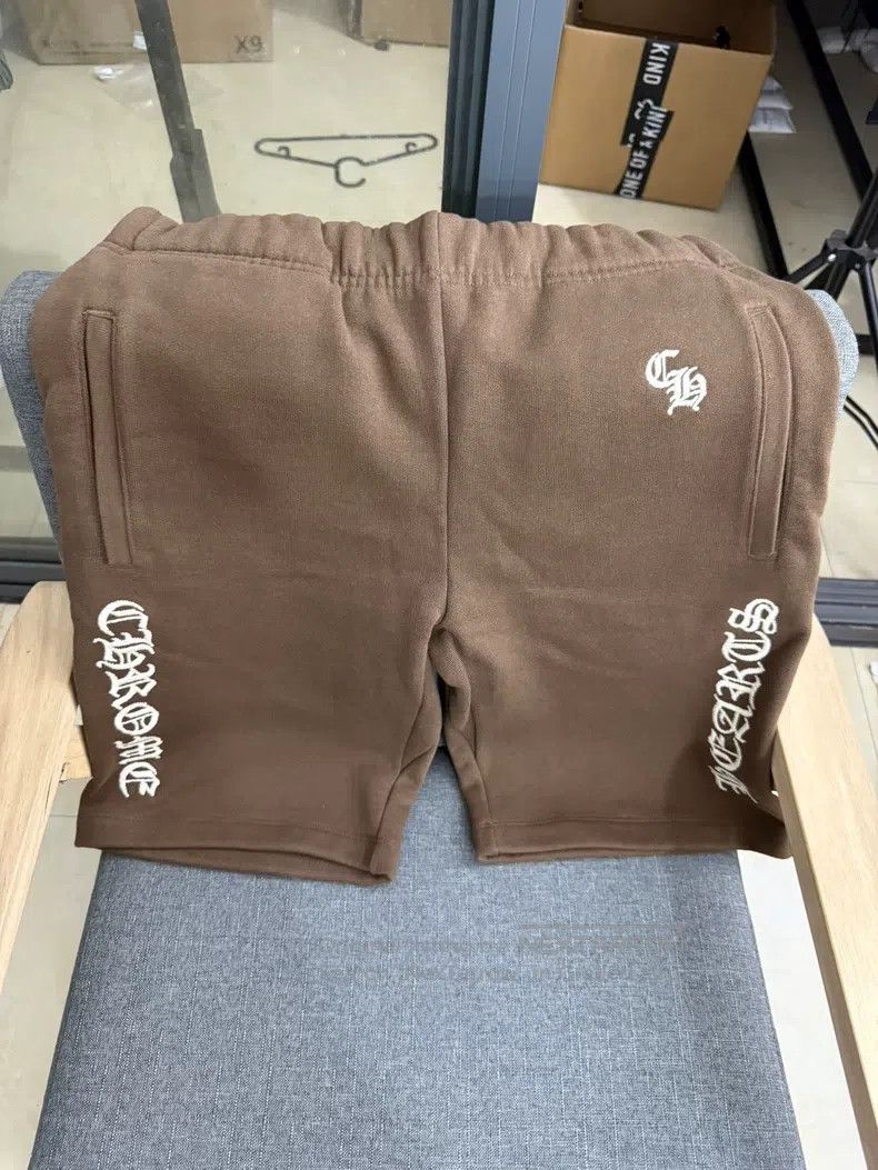 Chrome Hearts CHROME HEARTS Size S Silver embroidered shorts Size US 30 / EU 46 - 1 Thumbnail