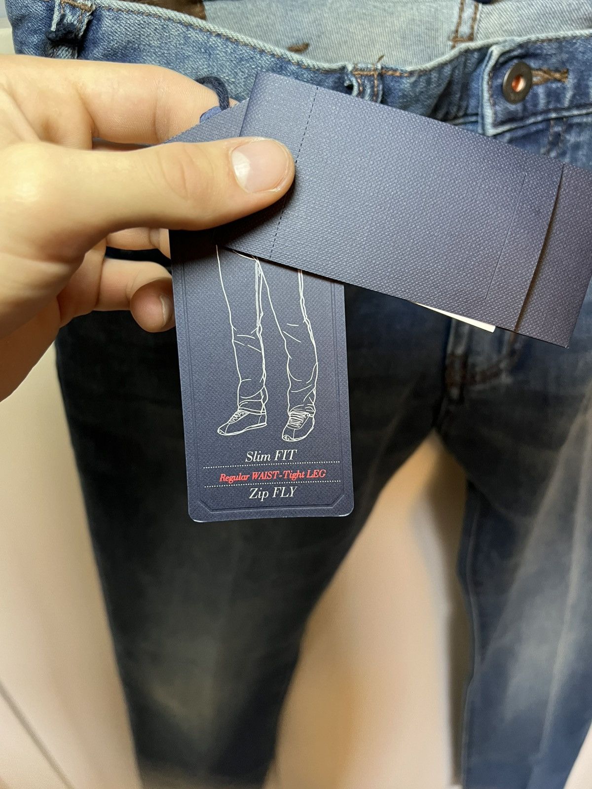 Armani Armani Jeans J45 slim fit faded blue jeans Size US 32 / EU 48 - 6 Thumbnail