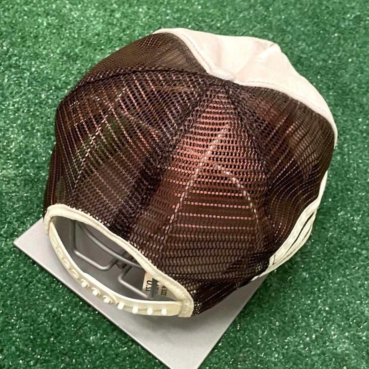 Vintage VINTAGE Hat Mens One Size Three Stripe Trucker ASA ARTGO Challenge Series Rare VTG Made USA Size ONE SIZE - 5 Thumbnail