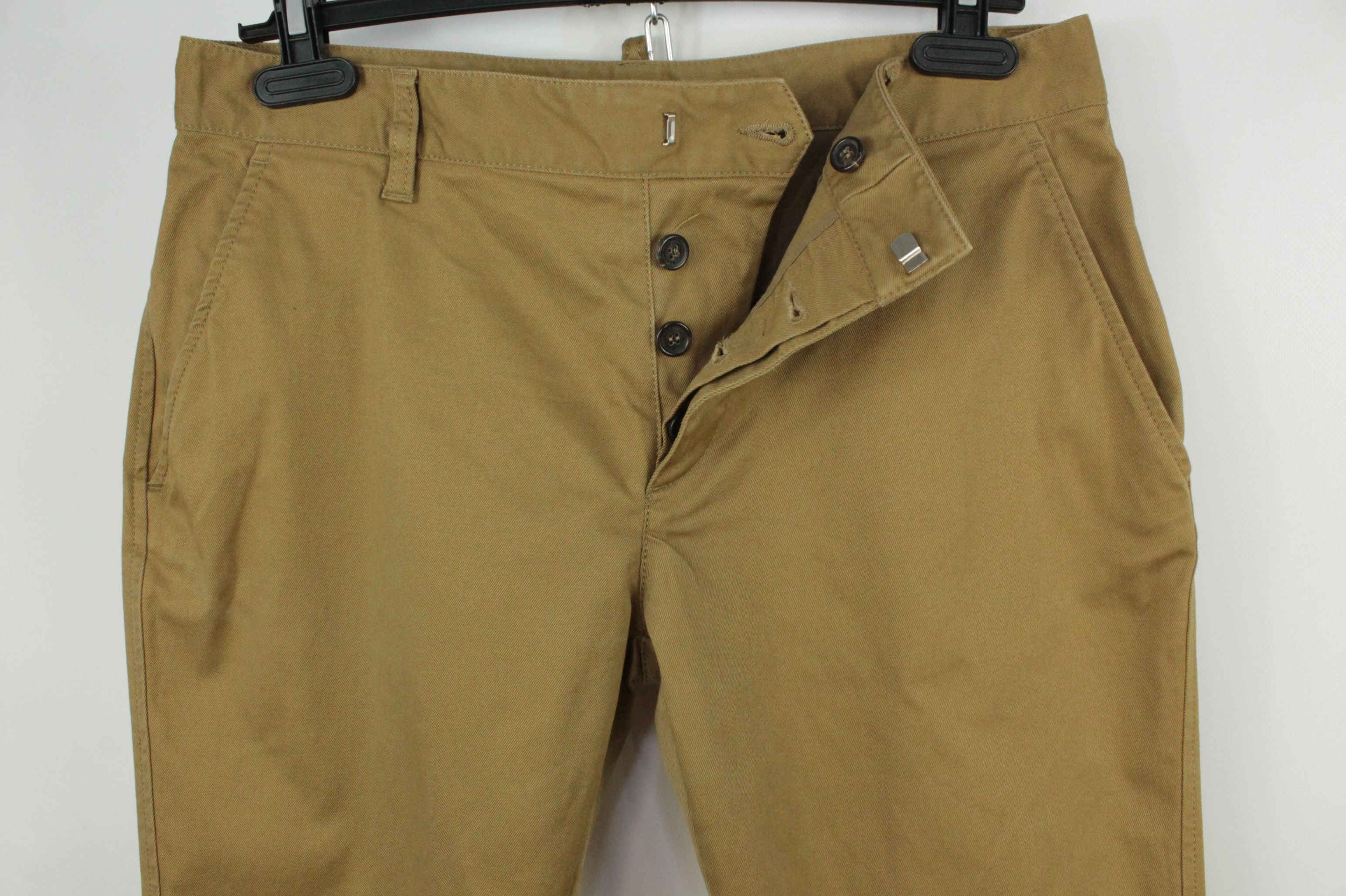 Dsquared2 Dsquared2 Stretch Twill Cotton Cropped Chino Pants Women's Size 27" / US 4 / IT 40 - 2 Thumbnail