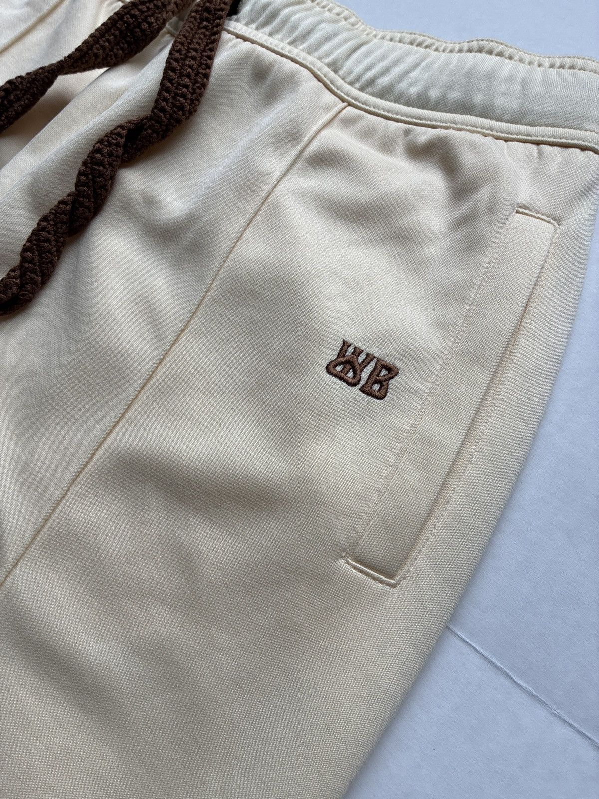 Wales Bonner Wales Bonner Percussion Track Pants Pale Yellow Size US 32 / EU 48 - 11 Thumbnail