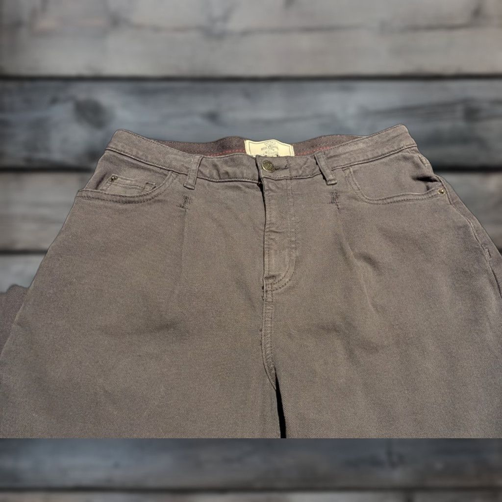 FatFace Fat Face Women’s Gray Canvas Stretch Jeans Sz 4 US / 8 UK Jeans Slim High Rise 5-Pocket City UK Recycled? (No extra) Size 27" / US 4 / IT 40 - 1 Thumbnail