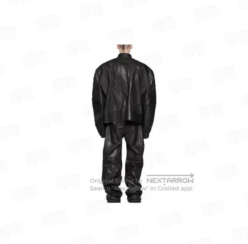 Balenciaga Balenciaga Extra-large silhouette biker leather jacket Size US M / EU 48-50 / 2 - 8 Thumbnail