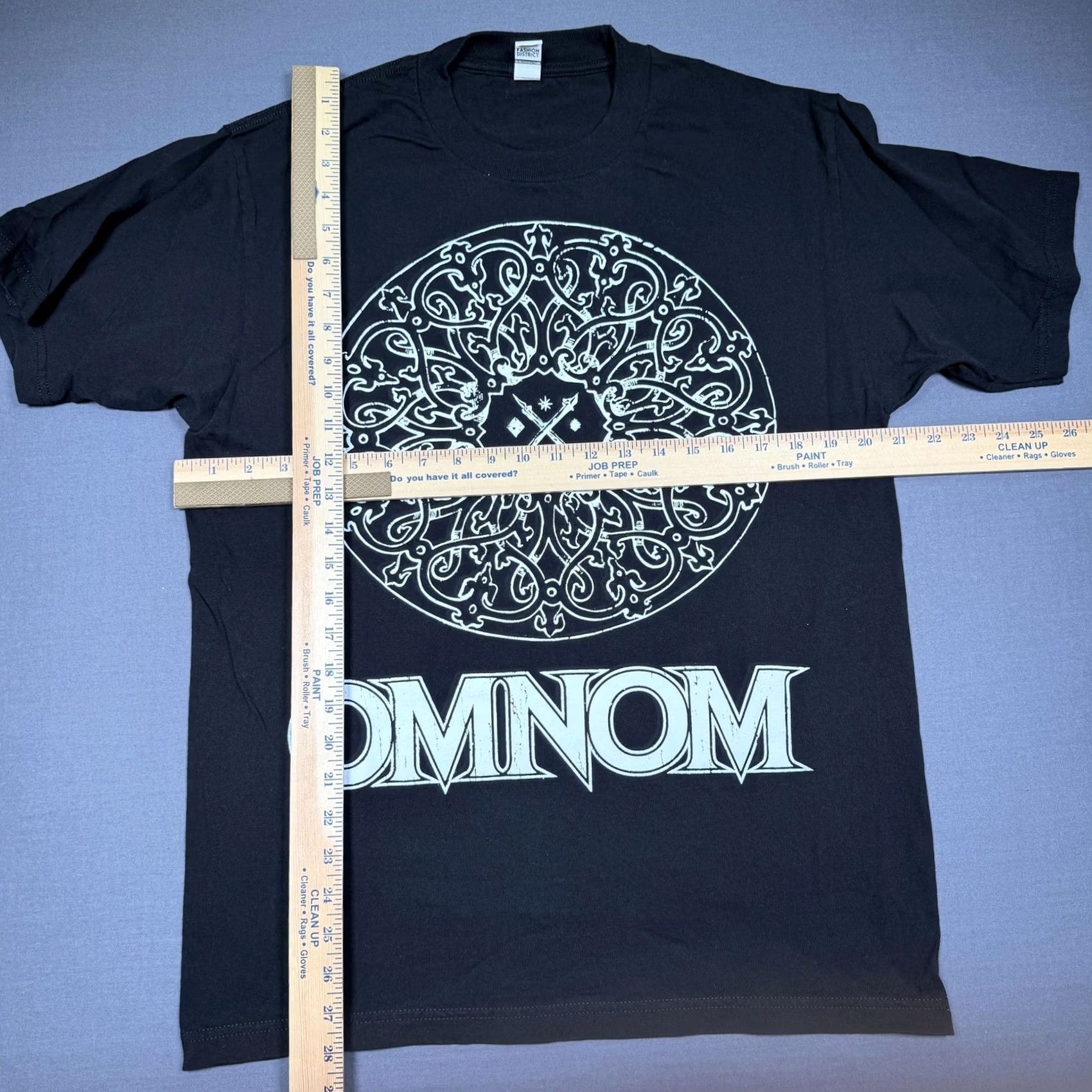 Asics Omnom Shirt Mens Large Black Graphic Tee T-Shirt Basics Mandala Logo Crew Neck Short Sleeve Vintage: No Size US L / EU 52-54 / 3 - 7 Thumbnail