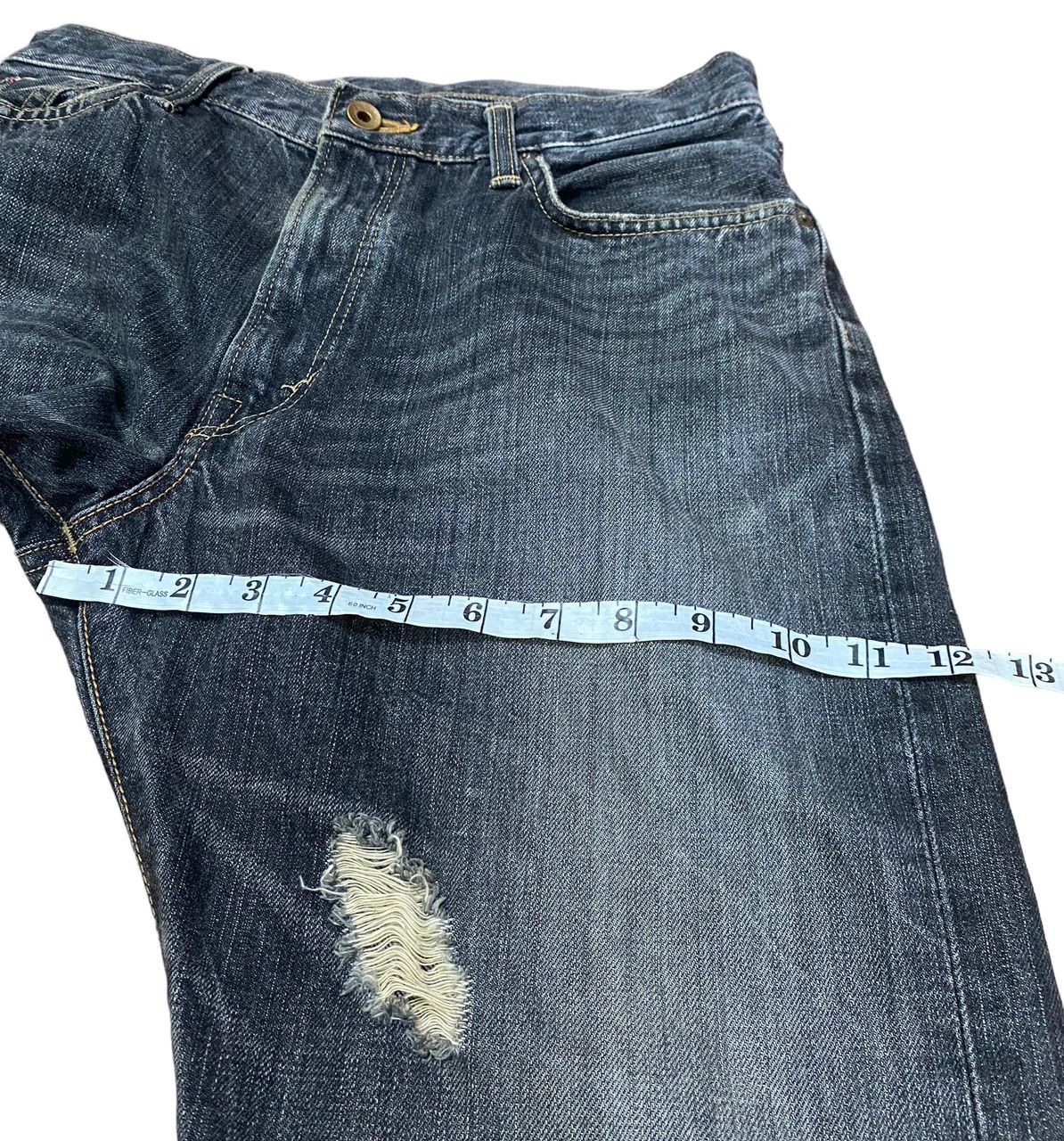 Edwin 💥BEST OFFER💥VINTAGE EDWIN 505 S SELVEGDE DISTRESSED DENIM Size US 31 - 10 Thumbnail