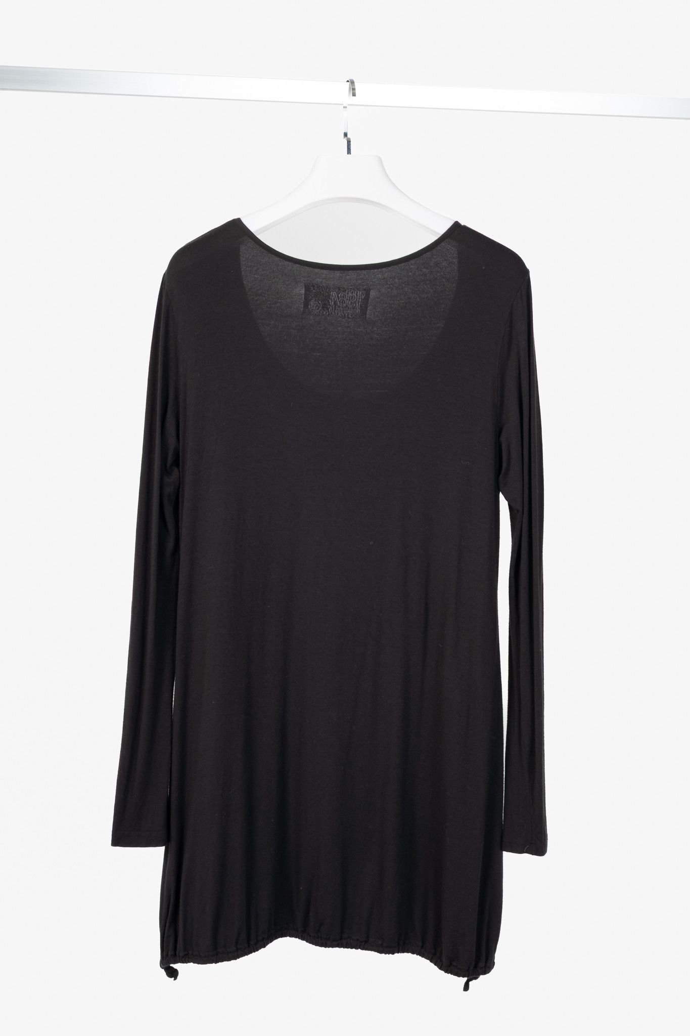 Annette Gortz Annette Gortz Faro Black Jersey Drawstring-Hem Tunic Size M / US 6-8 / IT 42-44 - 2 Thumbnail