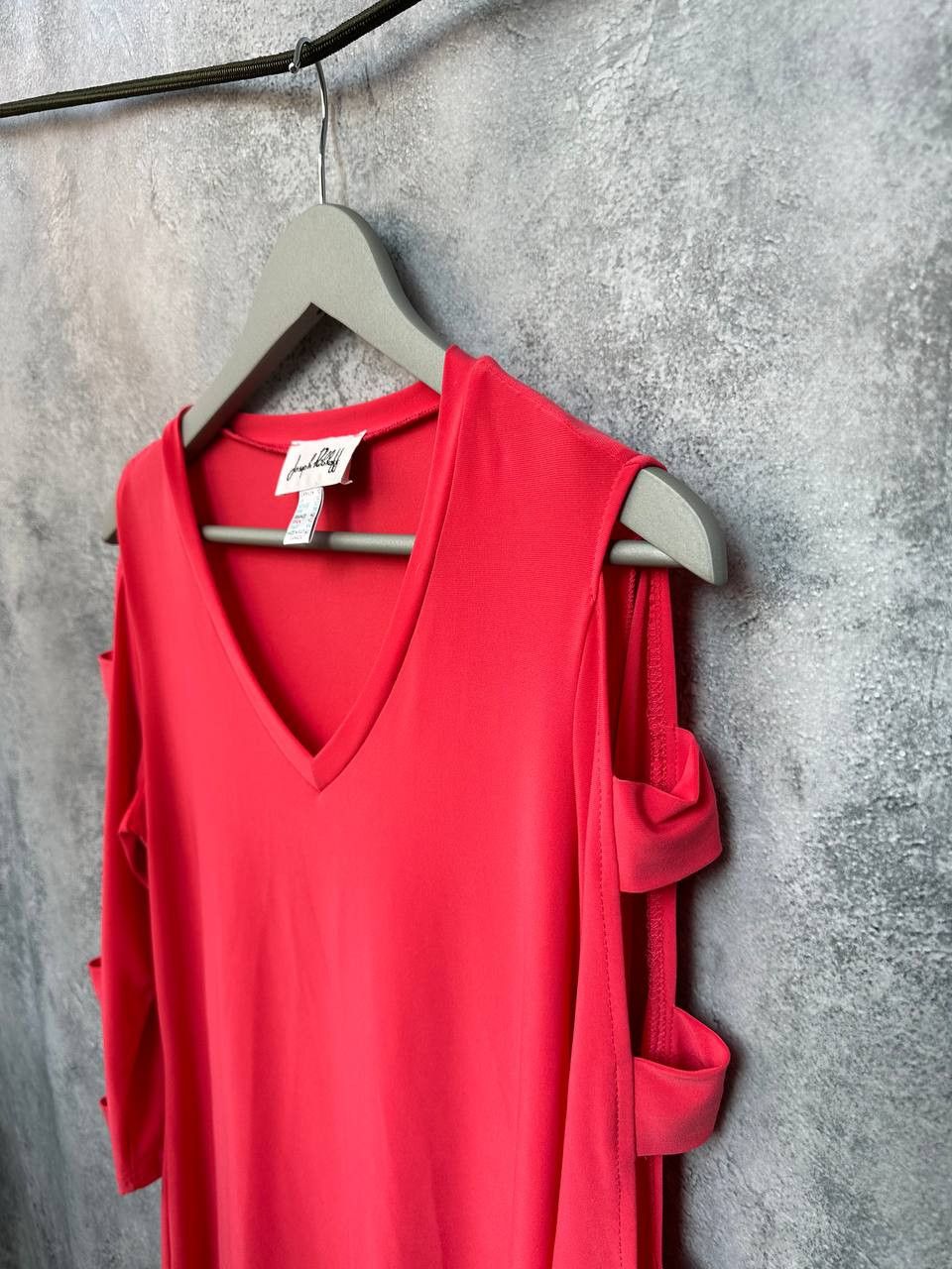 Joseph Ribkoff Joseph Ribkoff Red Ladder Sleeve Tunic Dress Canada Size M / US 6-8 / IT 42-44 - 6 Thumbnail