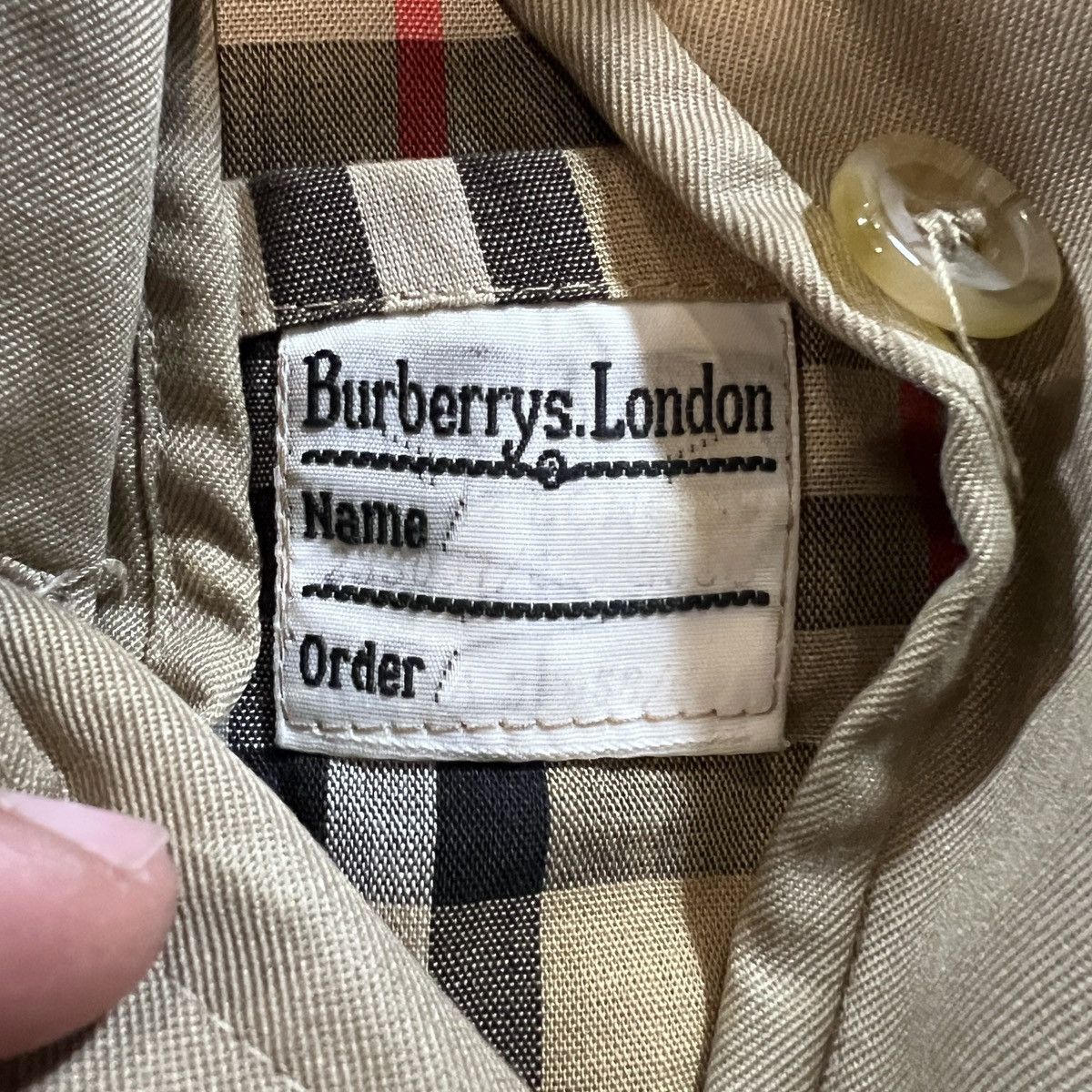 Burberry × Vintage Vintage Burberrys’ trench coat Size US L / EU 52-54 / 3 - 3 Thumbnail