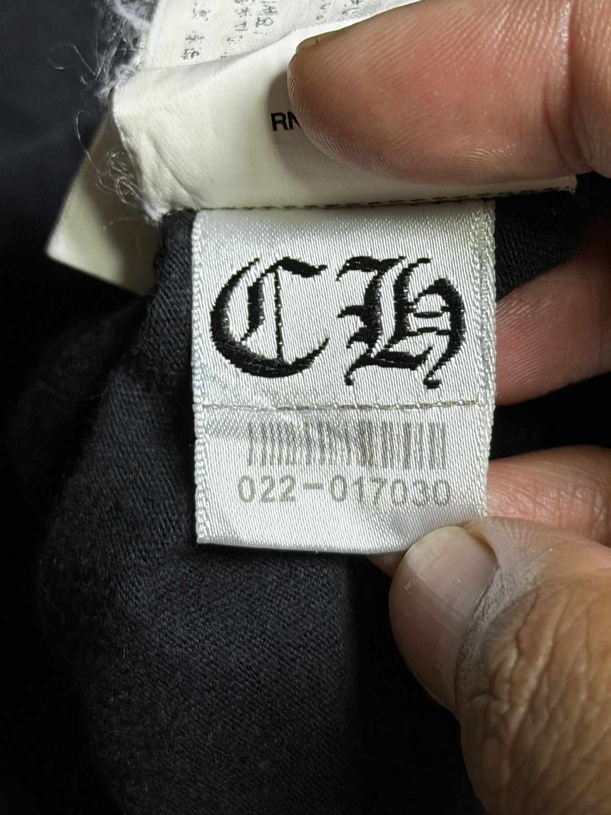 Chrome Hearts Chrome Hearts - Dagger Script Long Sleeves Size US XL / EU 56 / 4 - 17 Thumbnail