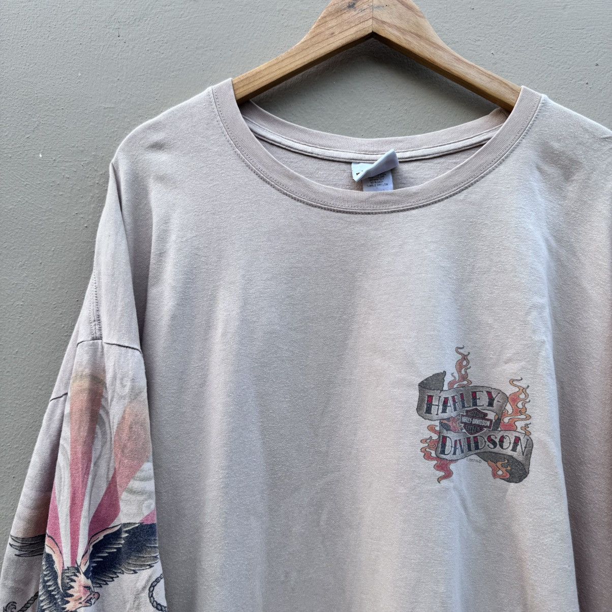 Harley Davidson × Vintage Vintage harley davidson tattoo long rare tee Size US XXL / EU 58 / 5 - 2 Thumbnail