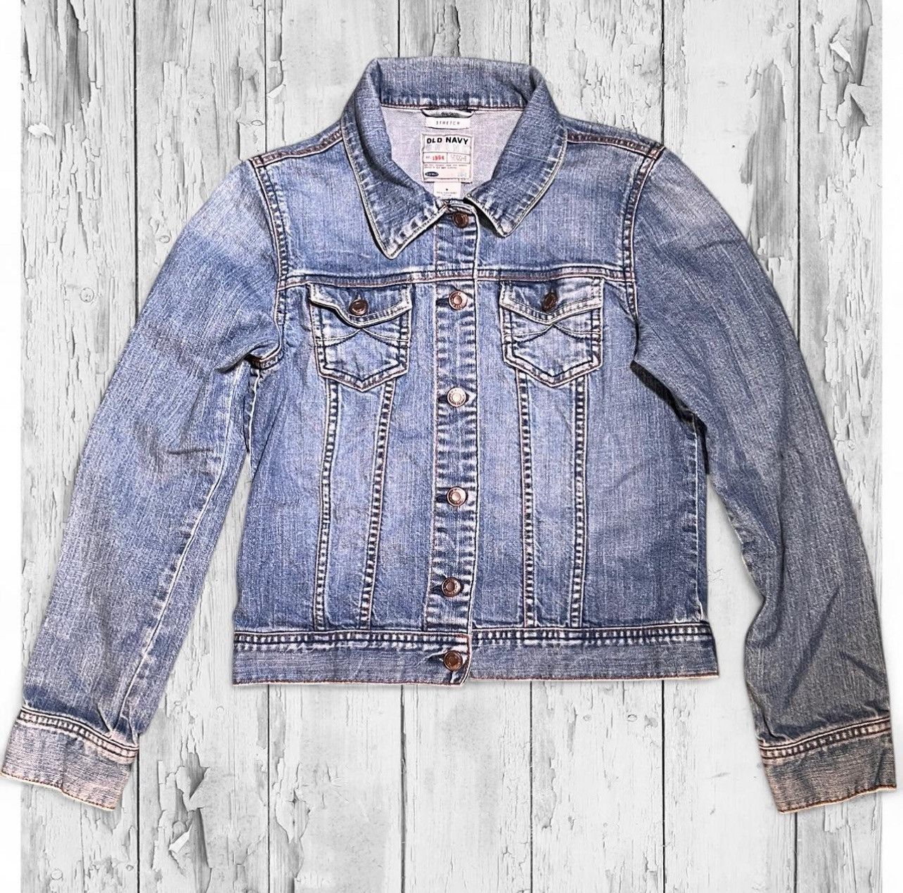 Old Navy Old Navy denim cropped jacket Size S / US 4 / IT 40 - 1 Thumbnail