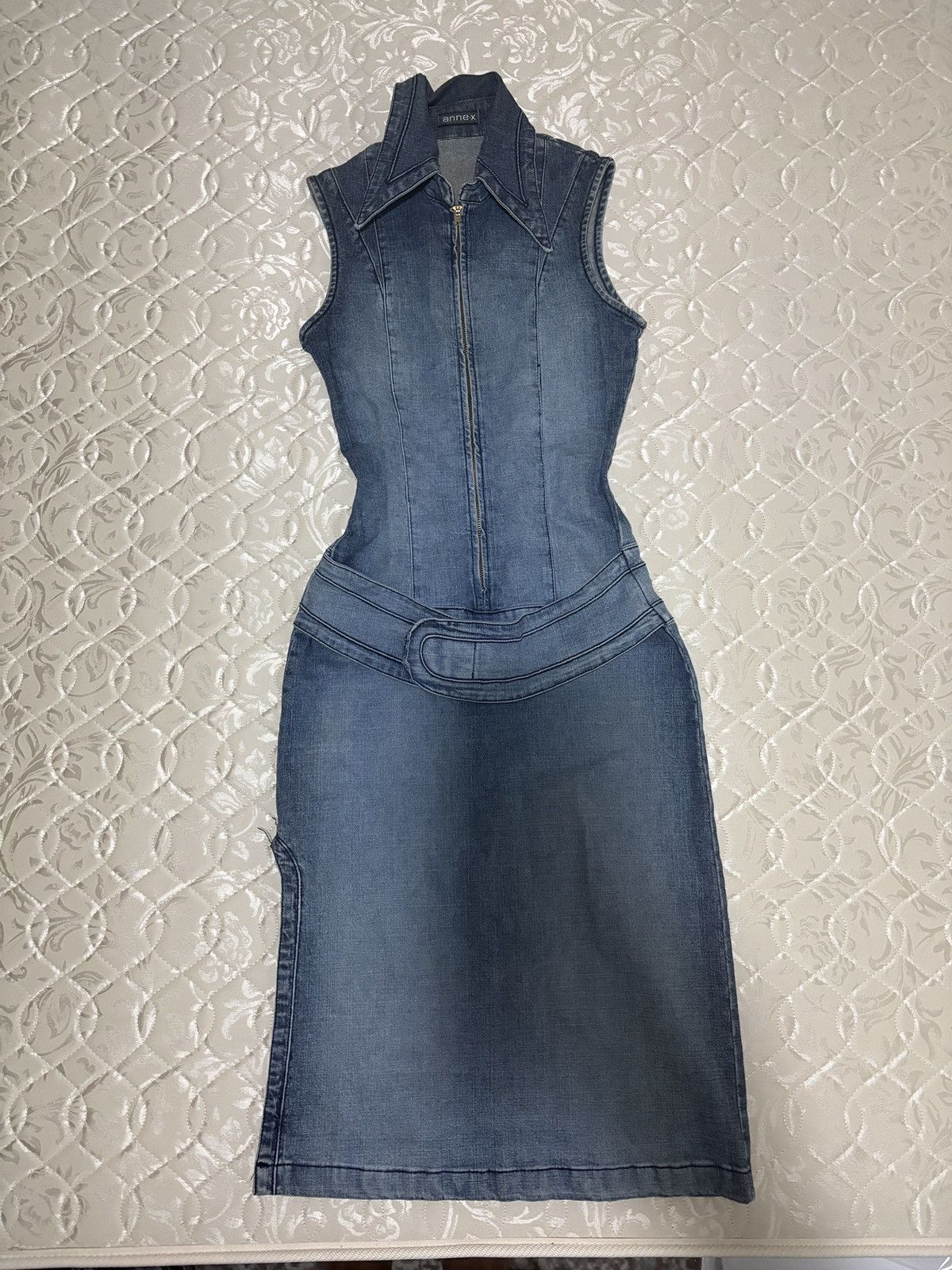 Annex Vintage Y2K Jean Dress Size XS / US 0-2 / IT 36-38 - 1 Thumbnail