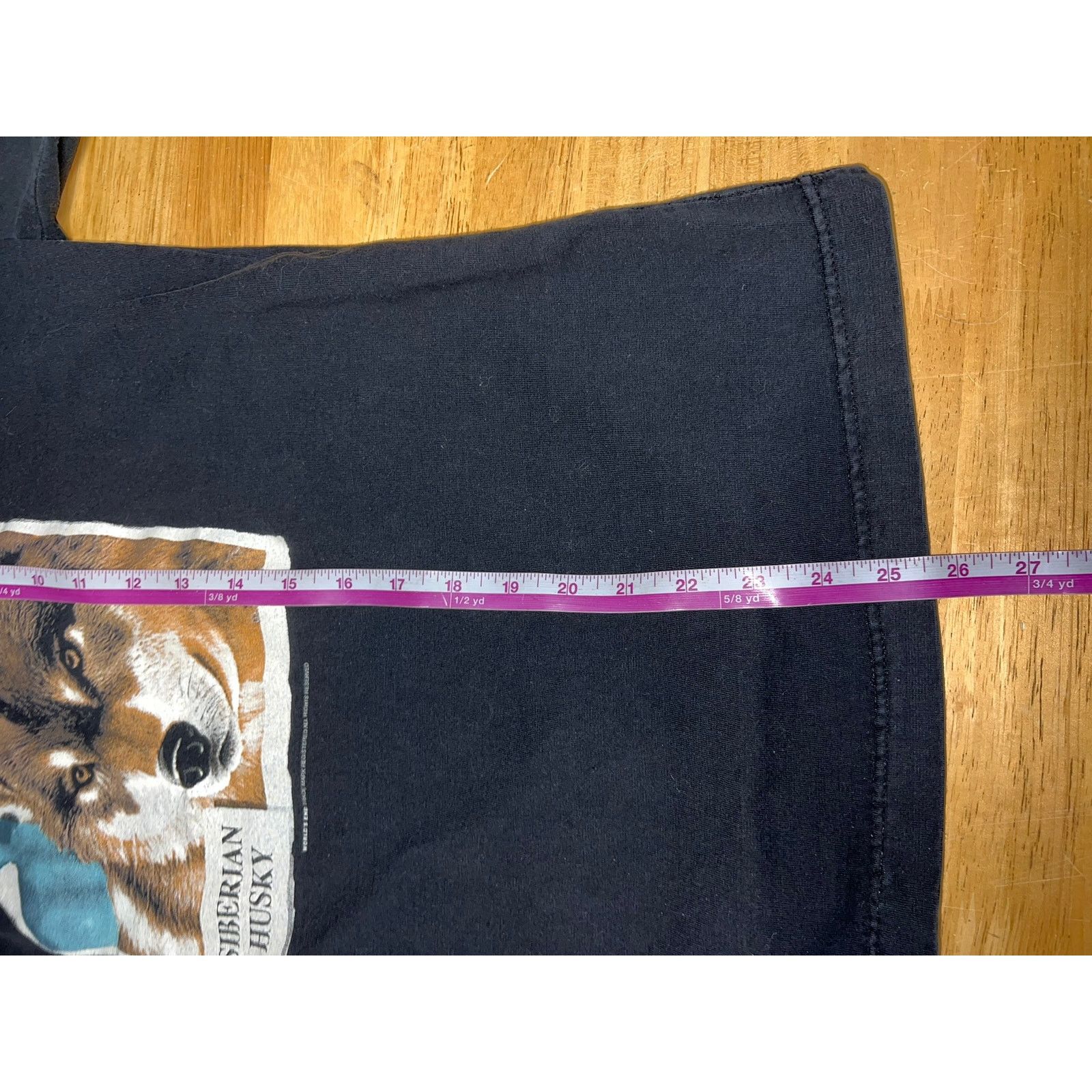 Vintage Vintage Womens Husky Dog Shirt Siberian Husky Black Tee L Size L / US 10 / IT 46 - 8 Thumbnail