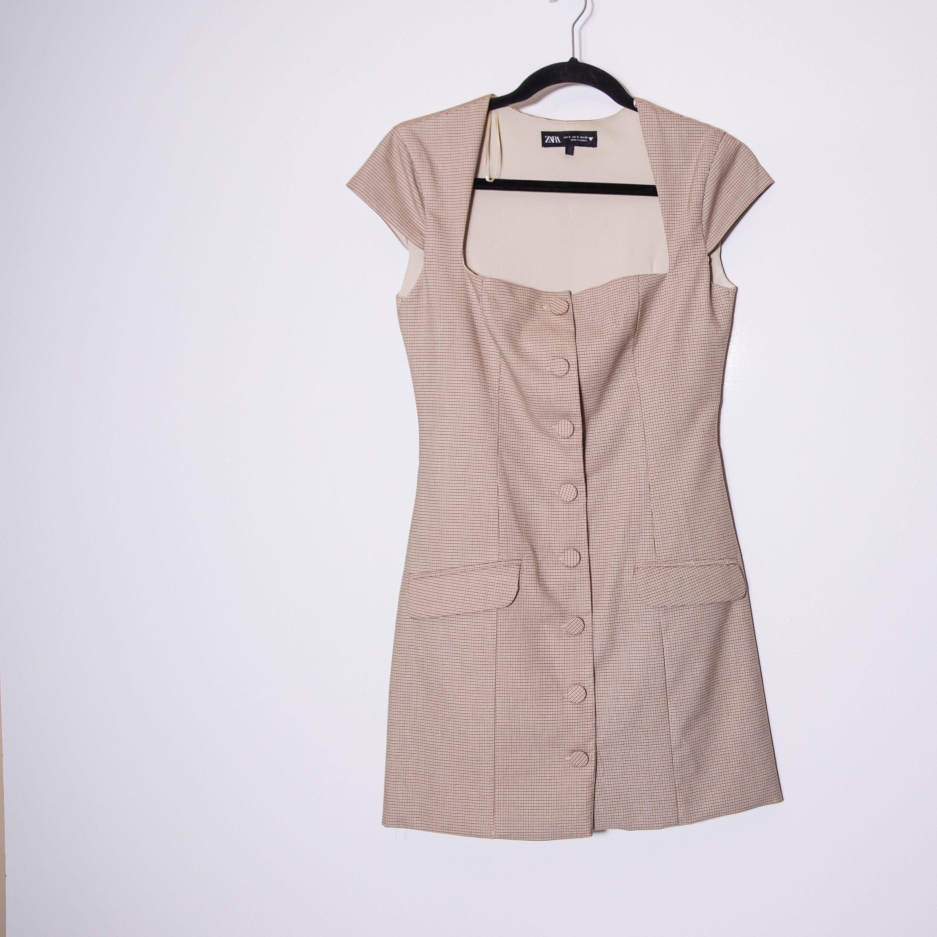 zara brown sweater dress SA  Hand-Sewn Viking Age Four-Panel Apron Dress