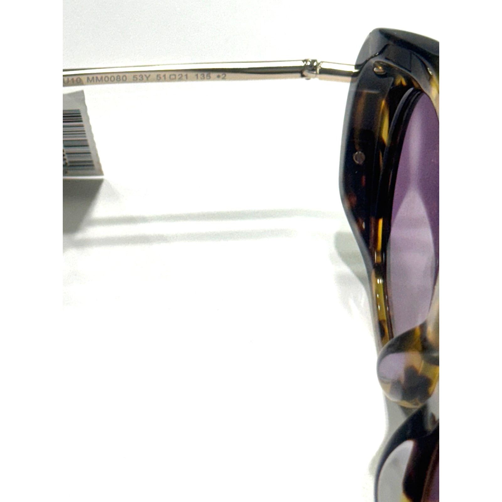 Max Mara Max Mara 51MM Oval Sunglasses Size ONE SIZE - 4 Thumbnail