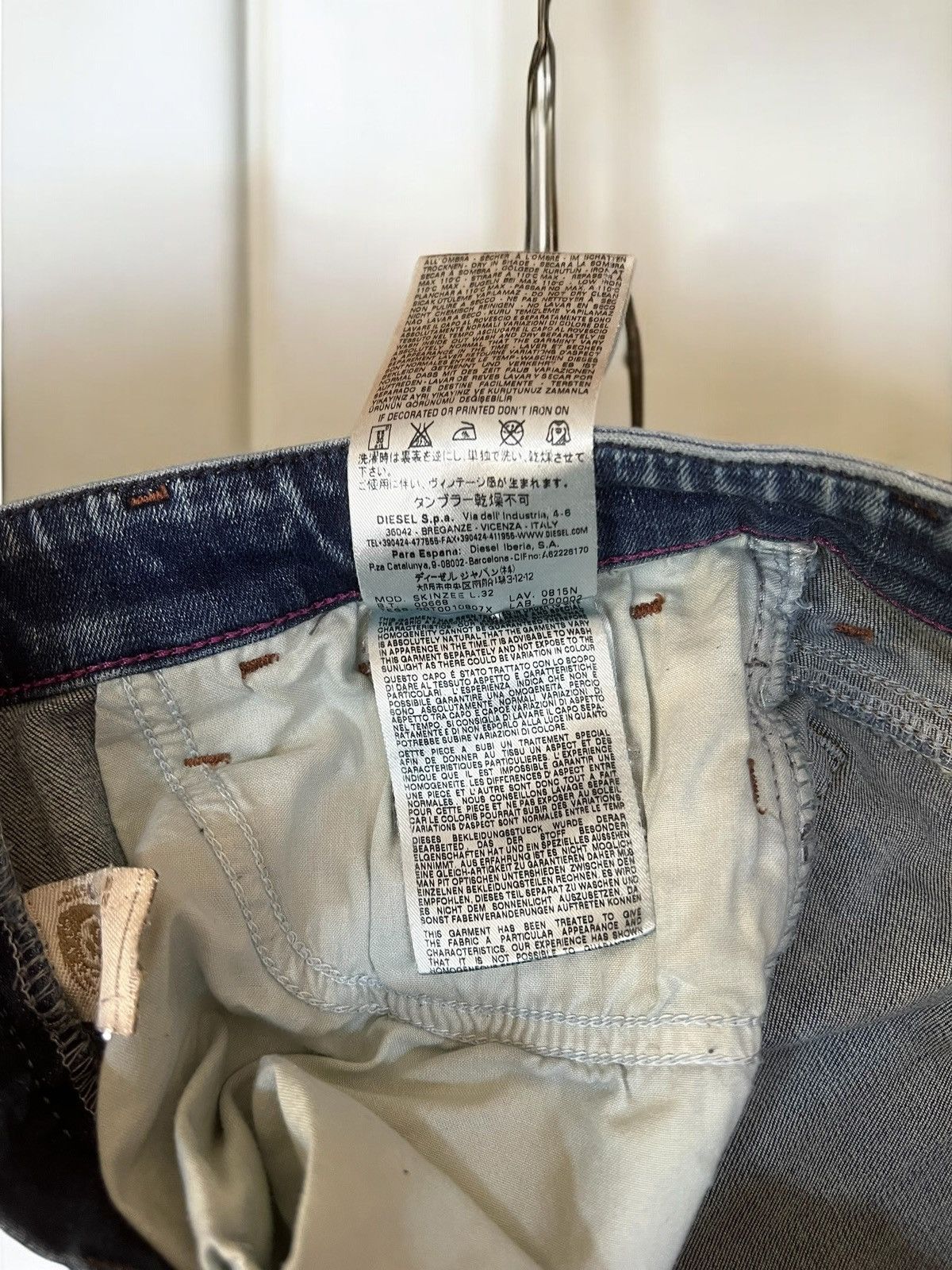 Diesel Diesel Skinzee super slim skinny jeans size W25 L32 Size 25" / US 0 / IT 36 - 7 Thumbnail