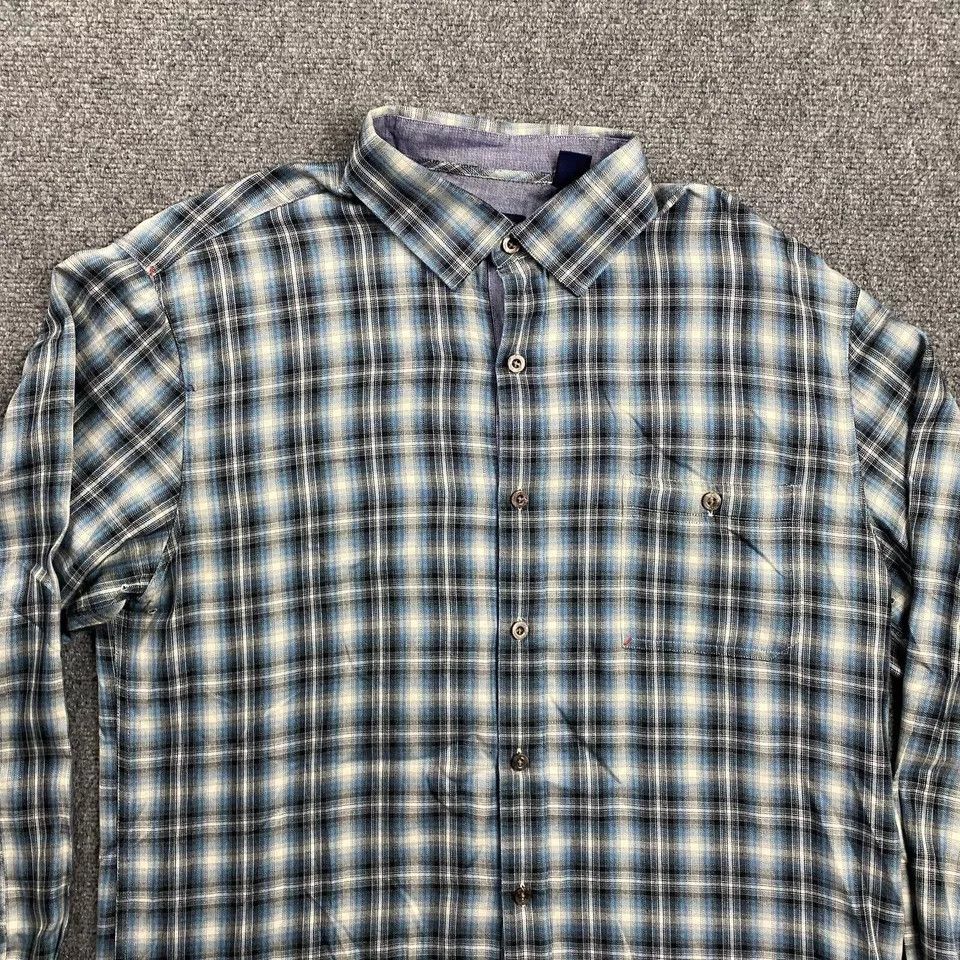 Nat Nast Nat Nast Shirt Mens Large Plaid Button Up American Fit Silk Size US L / EU 52-54 / 3 - 2 Thumbnail