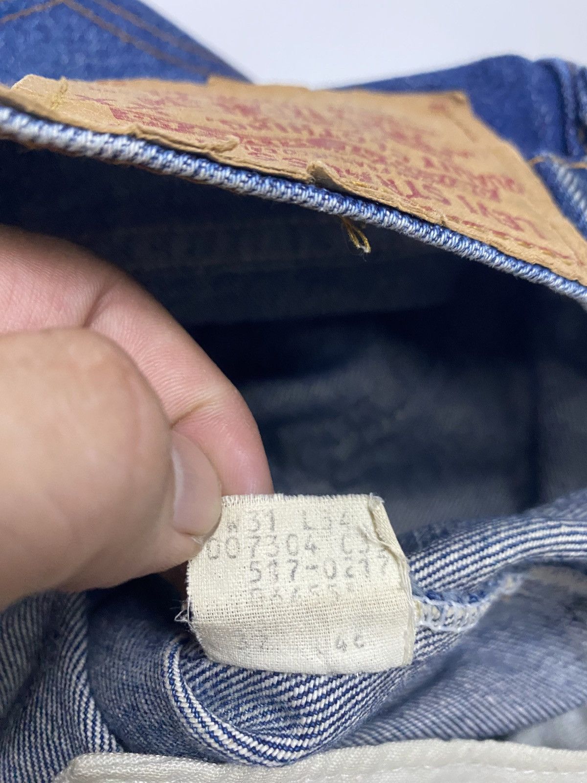 Levi's Rare Vintage 70s Levis 517 studd denim jeans Size US 32 / EU 48 - 5 Thumbnail