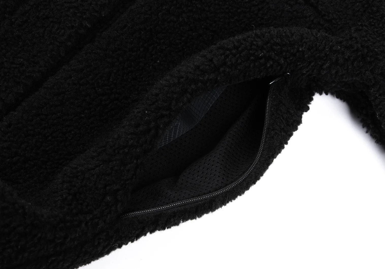 Ganryu Big Silhouette Zip-Up Fleece Blouson in Black Size US M / EU 48-50 / 2 - 10 Thumbnail
