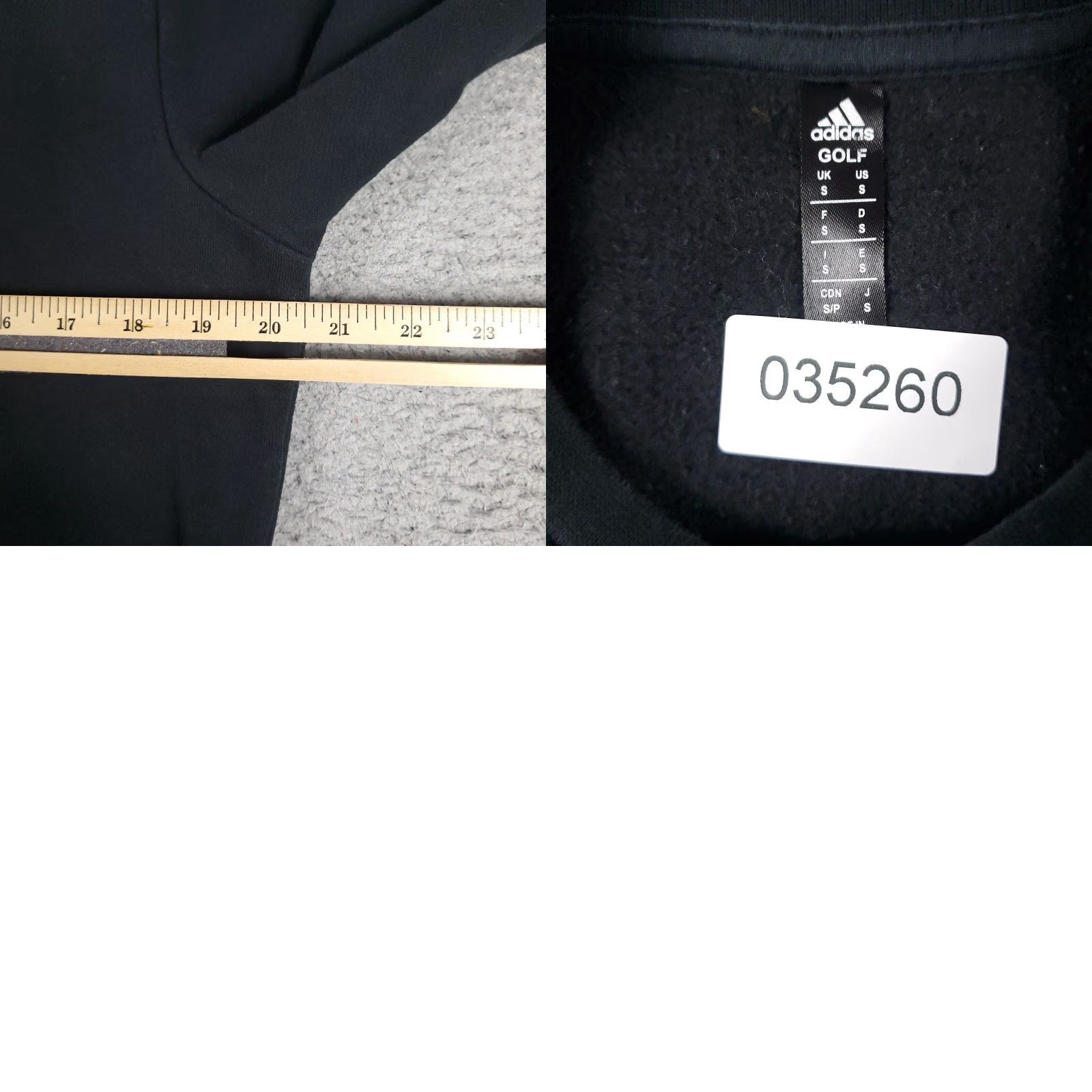 Adidas Adidas Sweater Mens Small Black Logo Pullover Crew Neck Casual Size US S / EU 44-46 / 1 - 8 Thumbnail