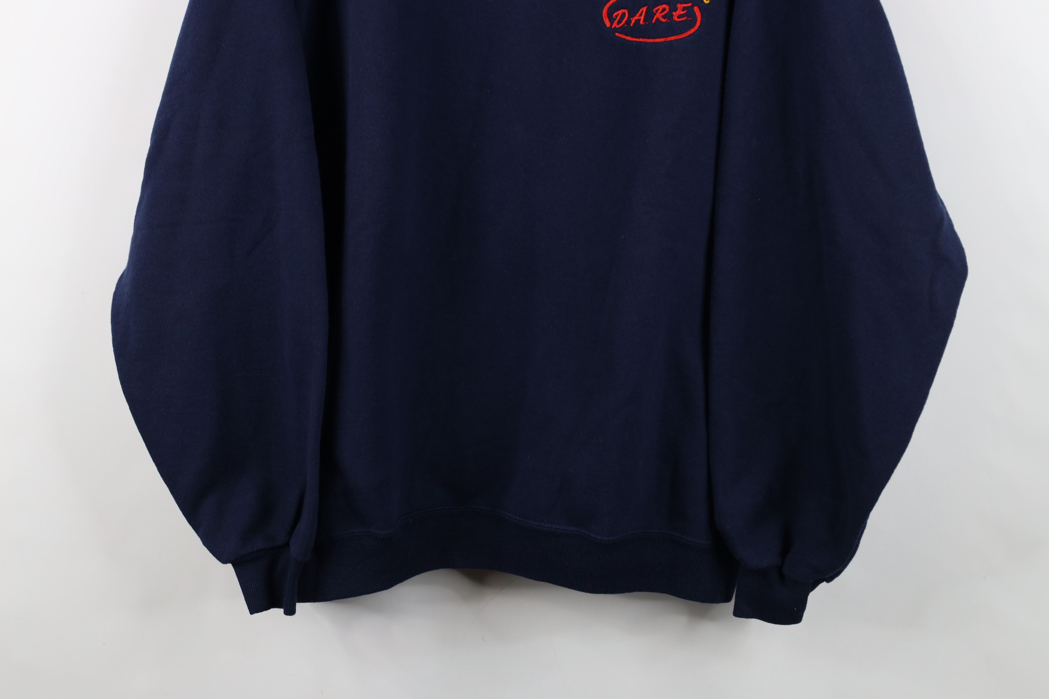 Vintage Vintage 90s Y2K Police DARE Drug Resistance Sweatshirt Size US XL / EU 56 / 4 - 3 Thumbnail