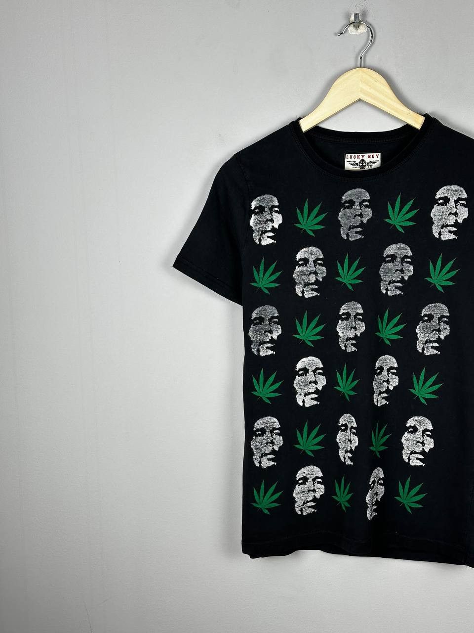Bob Marley Grunge Bob Marley Weed Slim Fit T Shirt Size US S / EU 44-46 / 1 - 2 Thumbnail