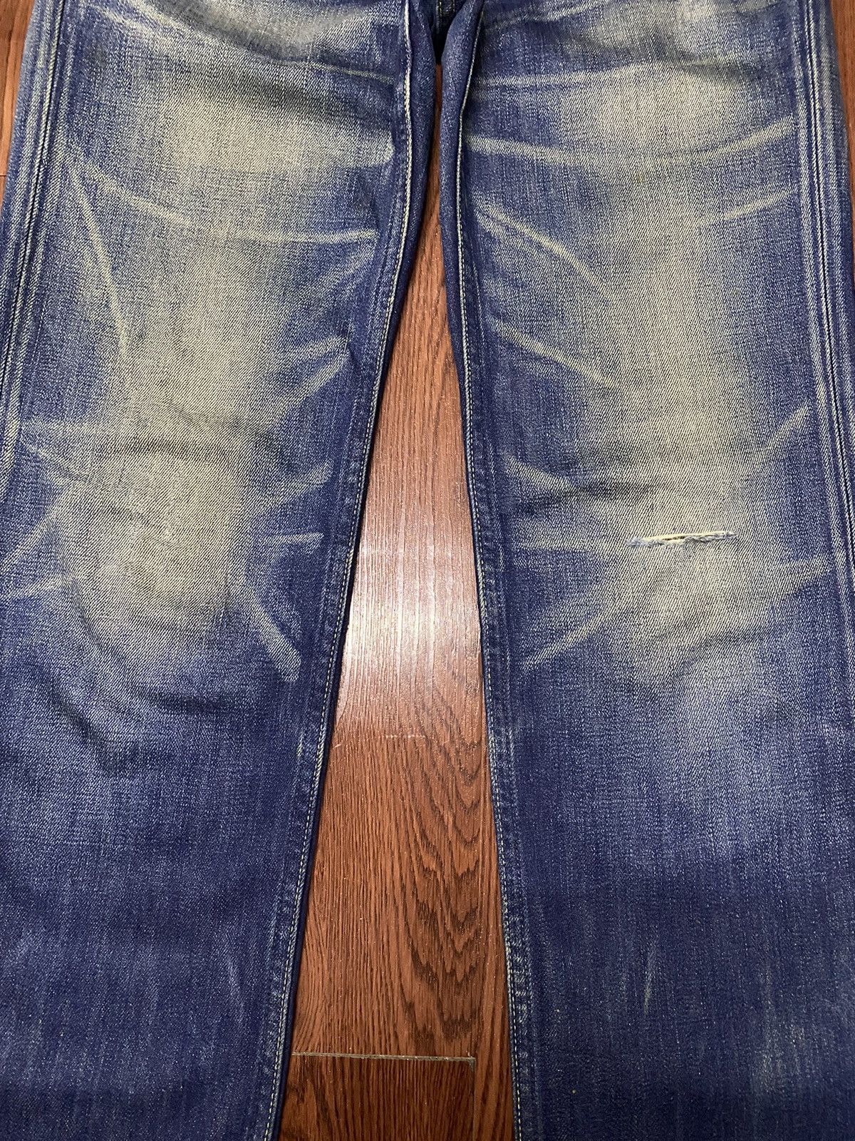 Levi's Vintage 90s Levis 502 Loose Honeycomb Distressed Jeans Size US 30 / EU 46 - 4 Thumbnail