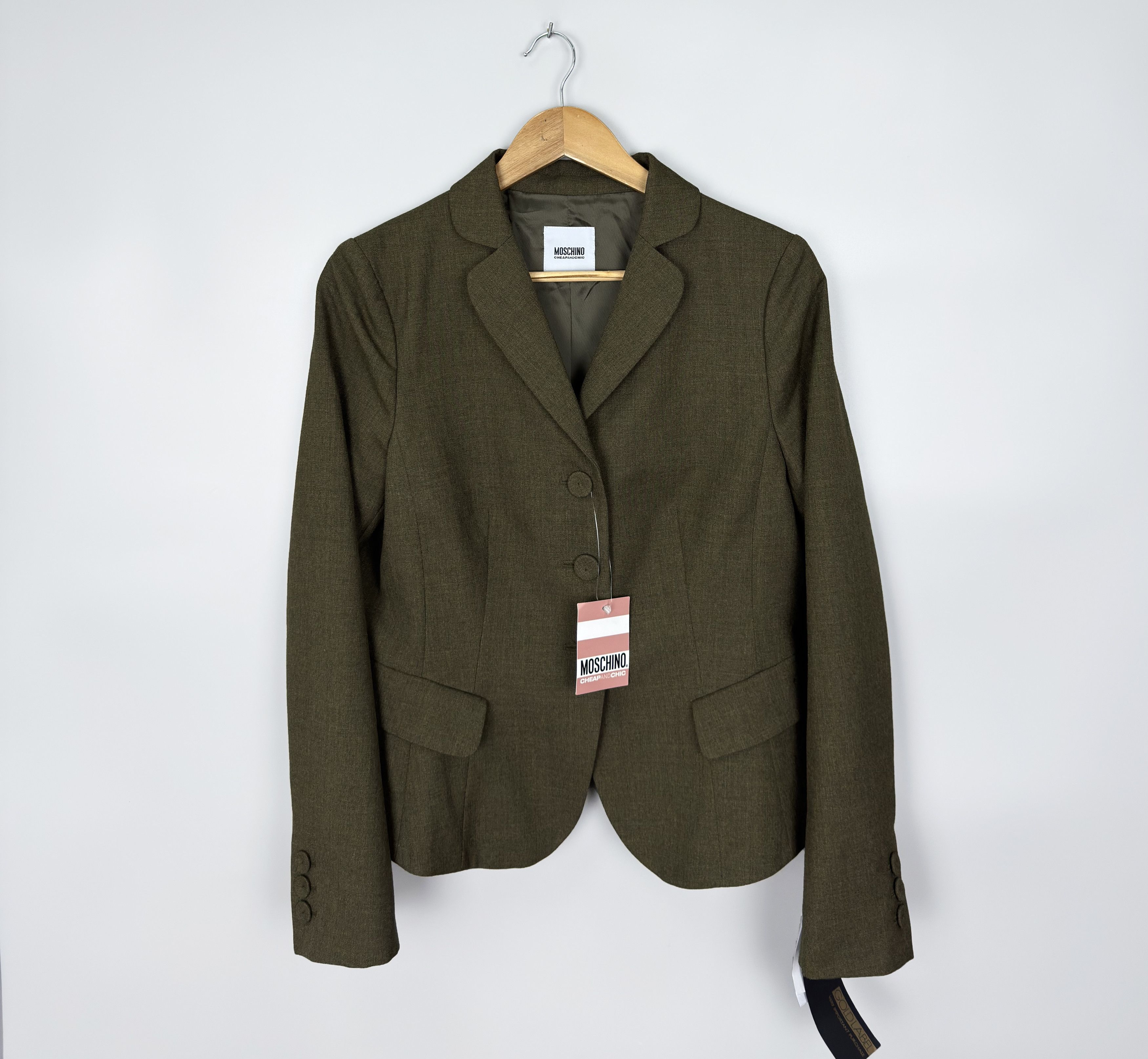 Moschino NWT RRP 1000$ Moschino Cheap and Chic Wool Suit Size XL / US 12-14 / IT 48-50 - 2 Thumbnail