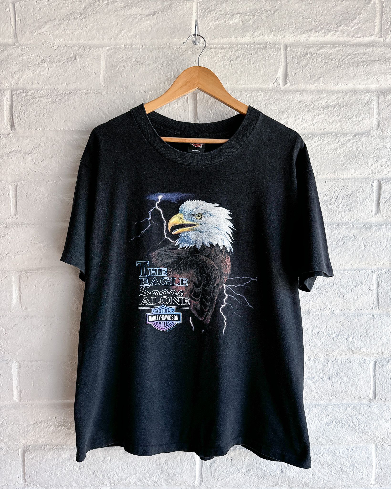 Harley Davidson Vintage 90s Harley Davidson Venice Beach California T Shirt Size US L / EU 52-54 / 3 - 3 Thumbnail