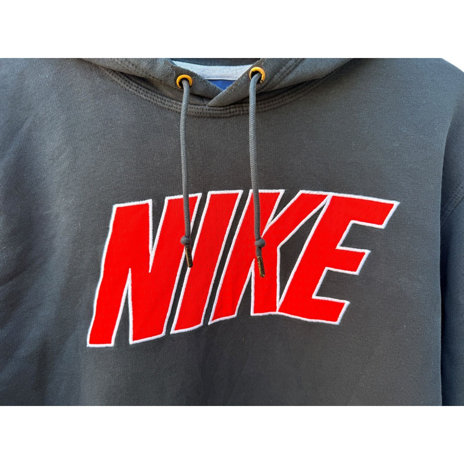 Nike Nike Pullover Hoodie Mens XL Navy Red Sweatshirt Size US XL / EU 56 / 4 - 3 Thumbnail