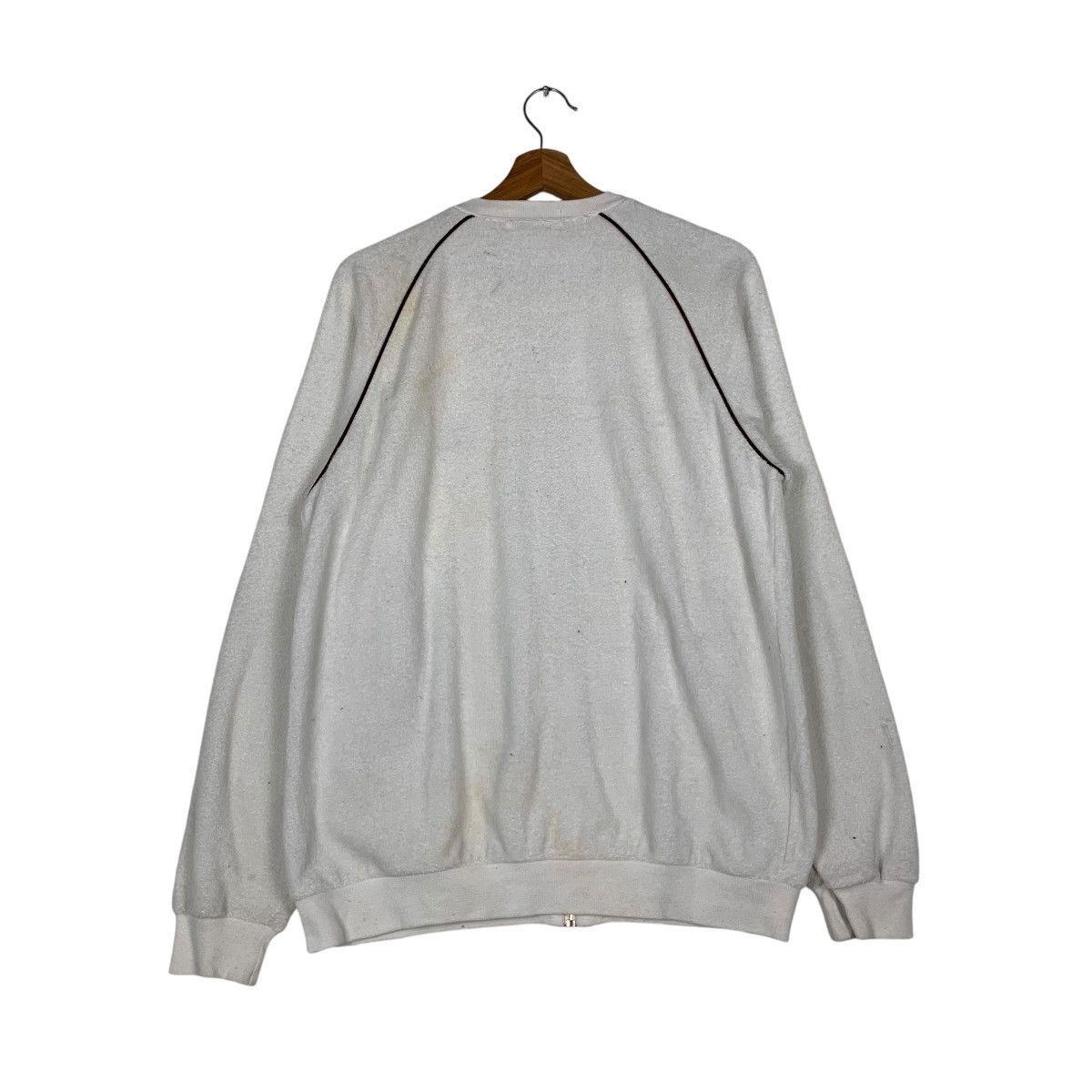 Adidas ADIDAS Trefoil Small Logo Fleece Bomber Jacket #1316-C59 Size US M / EU 48-50 / 2 - 7 Thumbnail