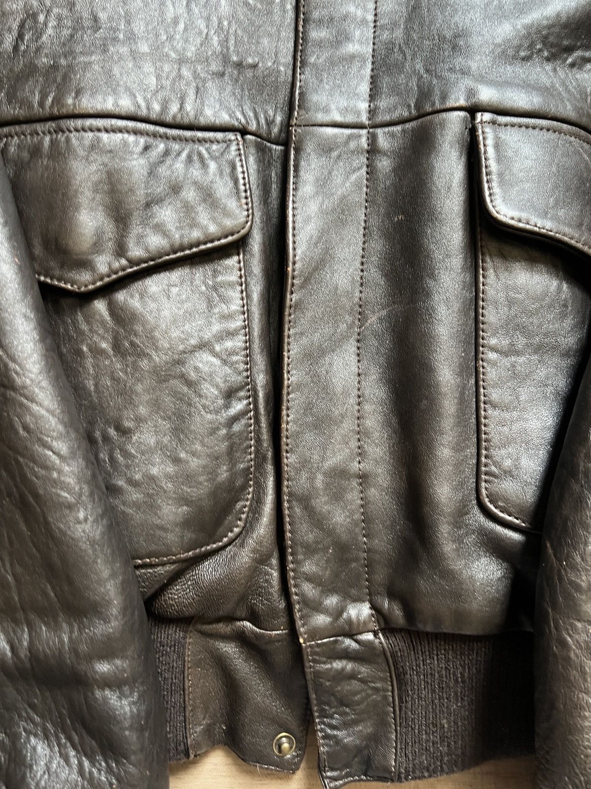 Vintage Vintage leather jacket /Map Size US L / EU 52-54 / 3 - 6 Thumbnail
