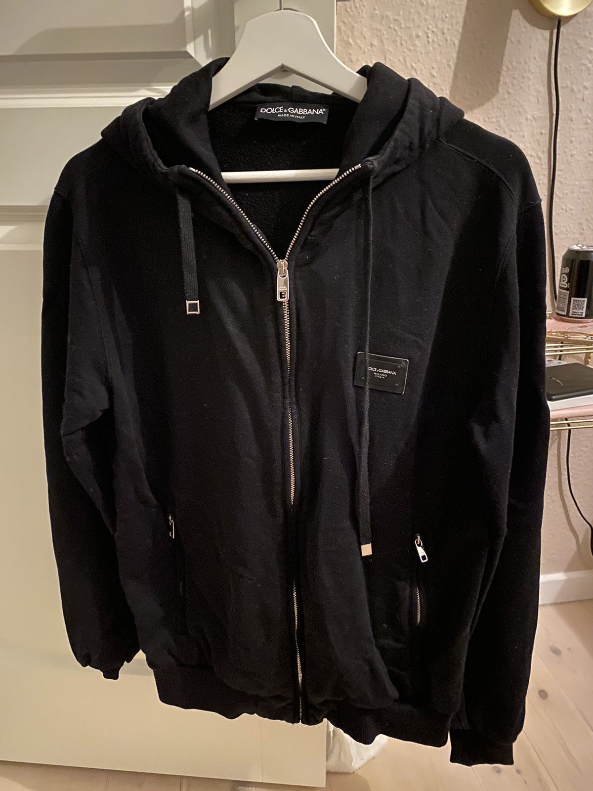 image of Dolce Gabbana Dolce And Gabbana Hoodie in Black, Men's (Size Medium)