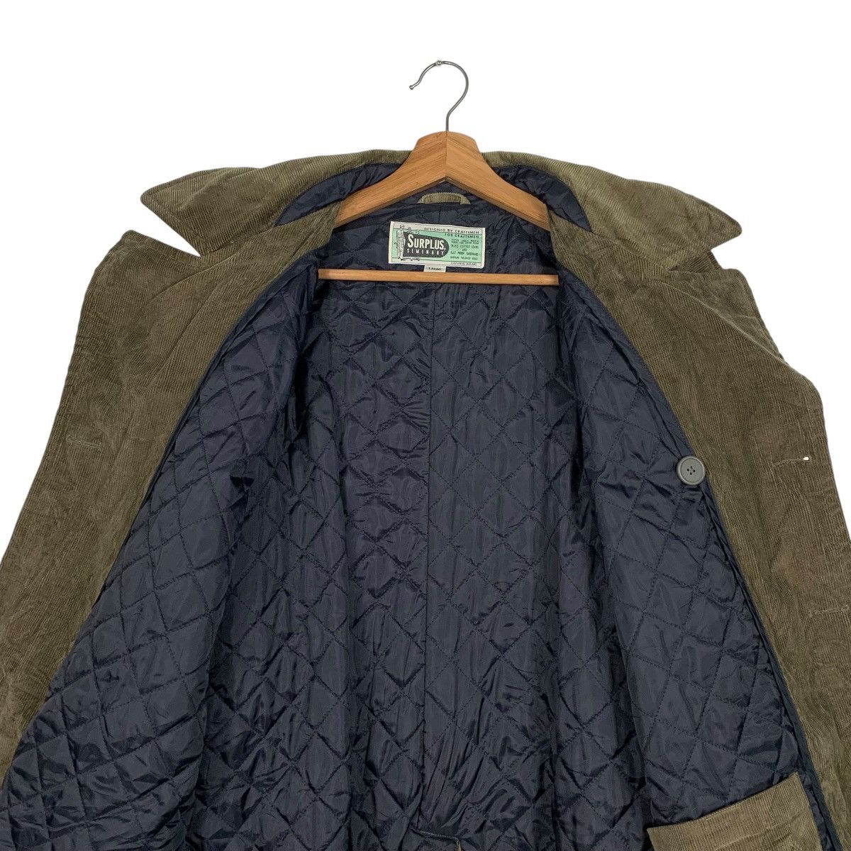Other Vintage Surplus Double Breasted Corduroy Jacket Size US L / EU 52-54 / 3 - 12 Thumbnail