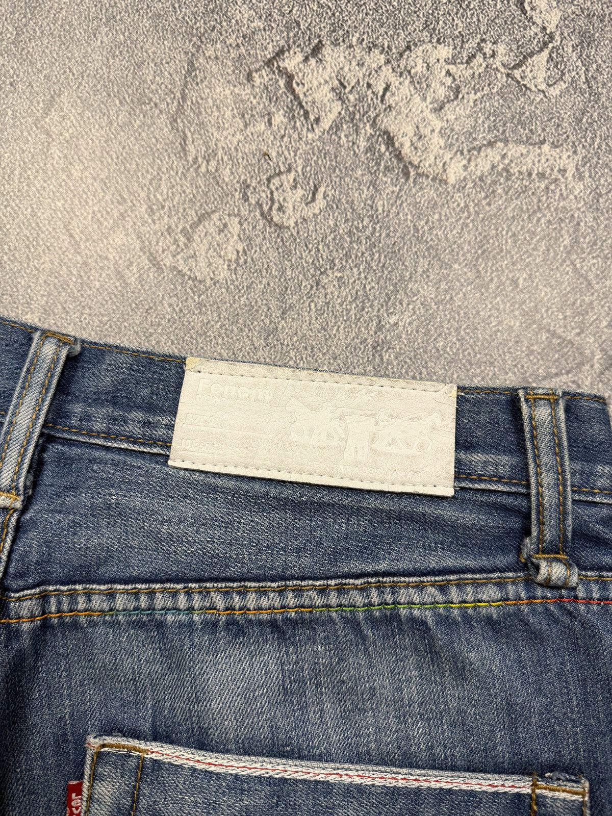 Levi's Levis Takashi Murakami Fragmentdesign Crazy Denim Shorts Size US 32 / EU 48 - 7 Thumbnail