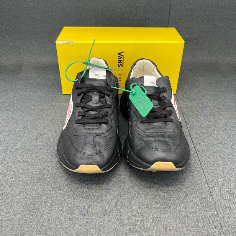 Gucci GUCCI Rhyton Colorblock Low Top Casual Sneakers - Size US 11 / EU 44 - 2 Thumbnail