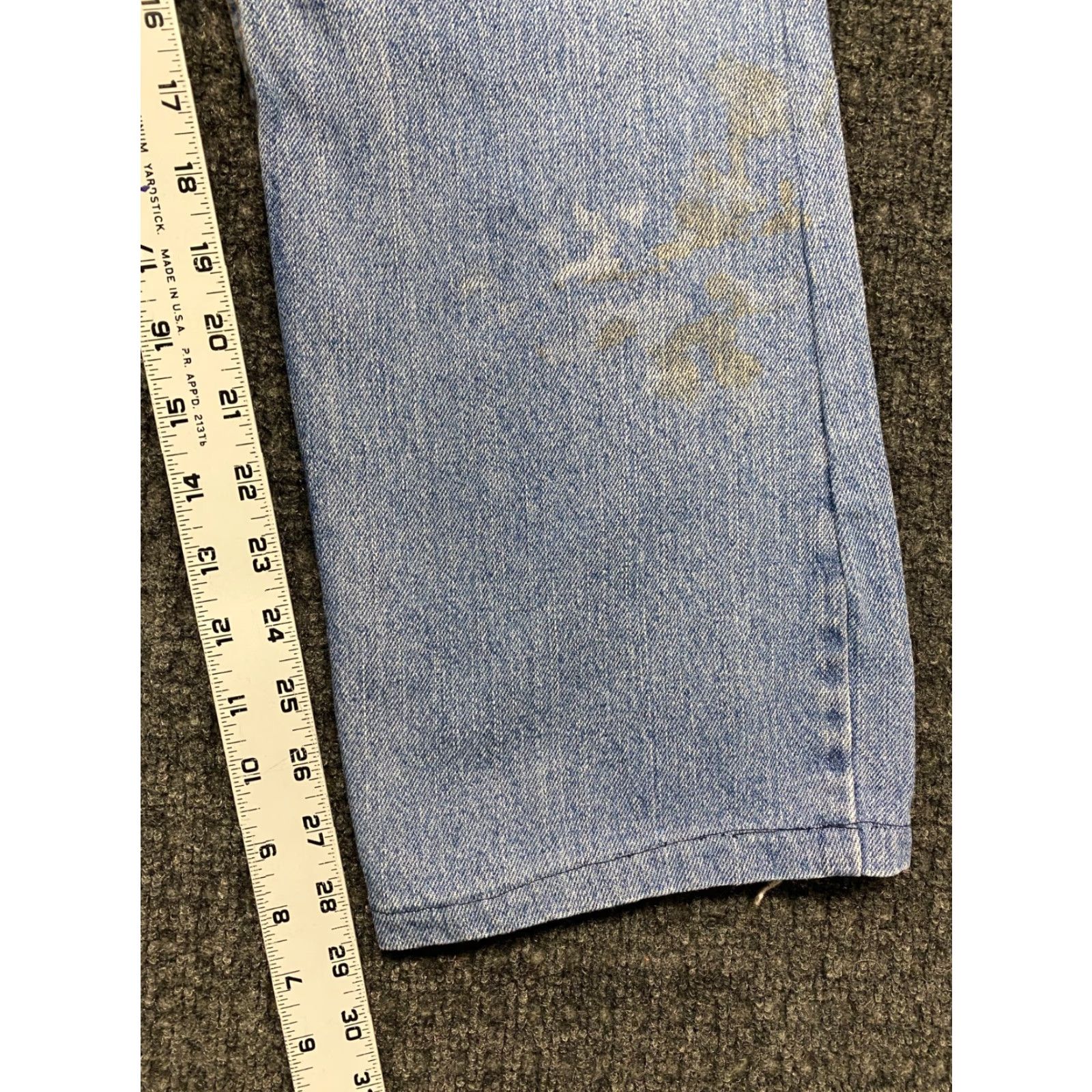 Levi's VINTAGE Levi’s SIGNATURE Jeans Regular Bootcut 32 x 29 Men Blue Cotton Denim 90s Grunge Skater Distressed Pocket 5-Pocket Hemmed 29” Black? Size US 32 / EU 48 - 6 Thumbnail