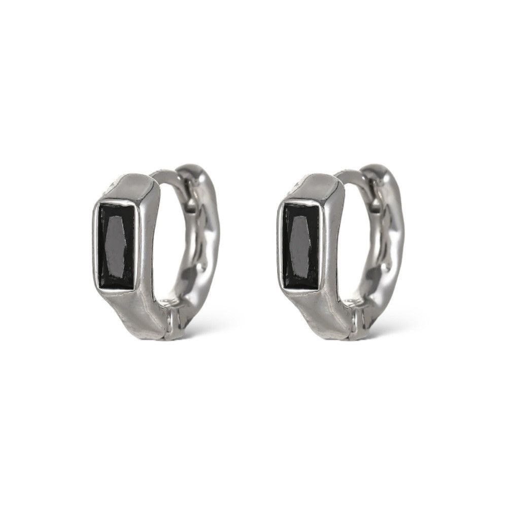 Other Small Silver Hoop Earrings for Men Women Unisex Style Size ONE SIZE - 1 Thumbnail