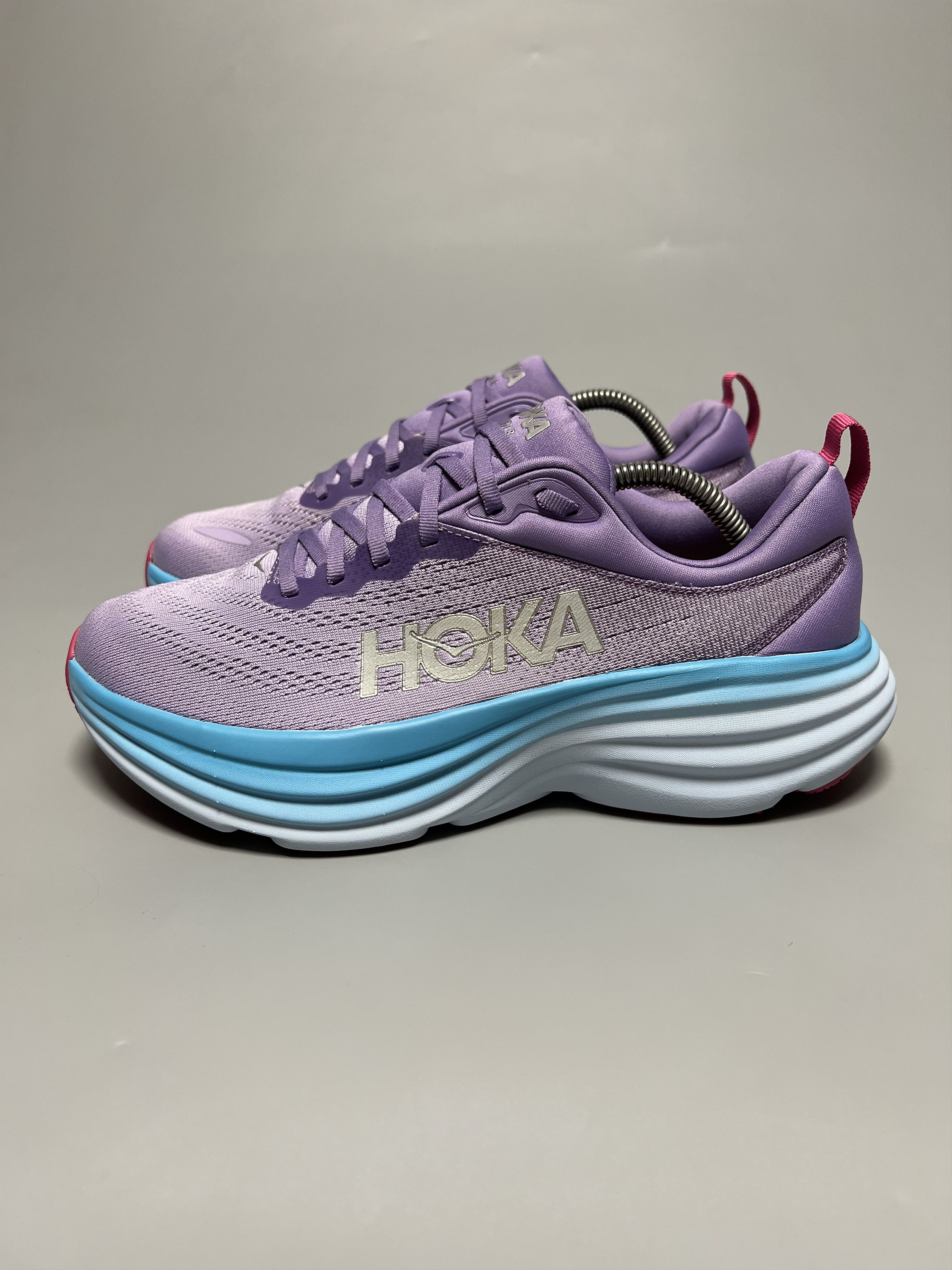 Hoka 9.5B Hoka One One Bondi 8 Running Shoes Walking Gym Size US 9.5 / IT 39.5 - 2 Thumbnail