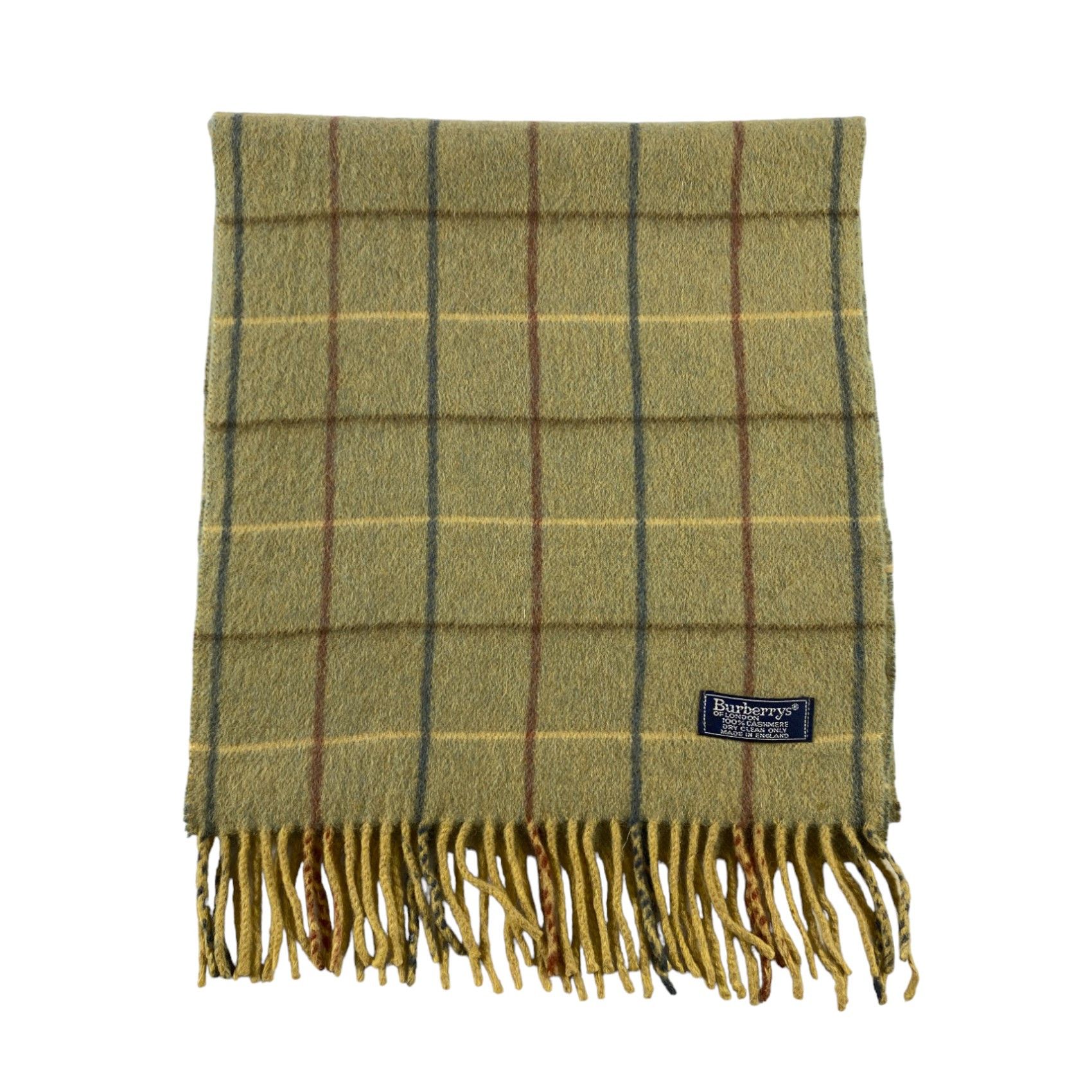 Burberry × Vintage Burberry Scarf / Muffler / Neckwear - WW1452 Size ONE SIZE - 2 Thumbnail